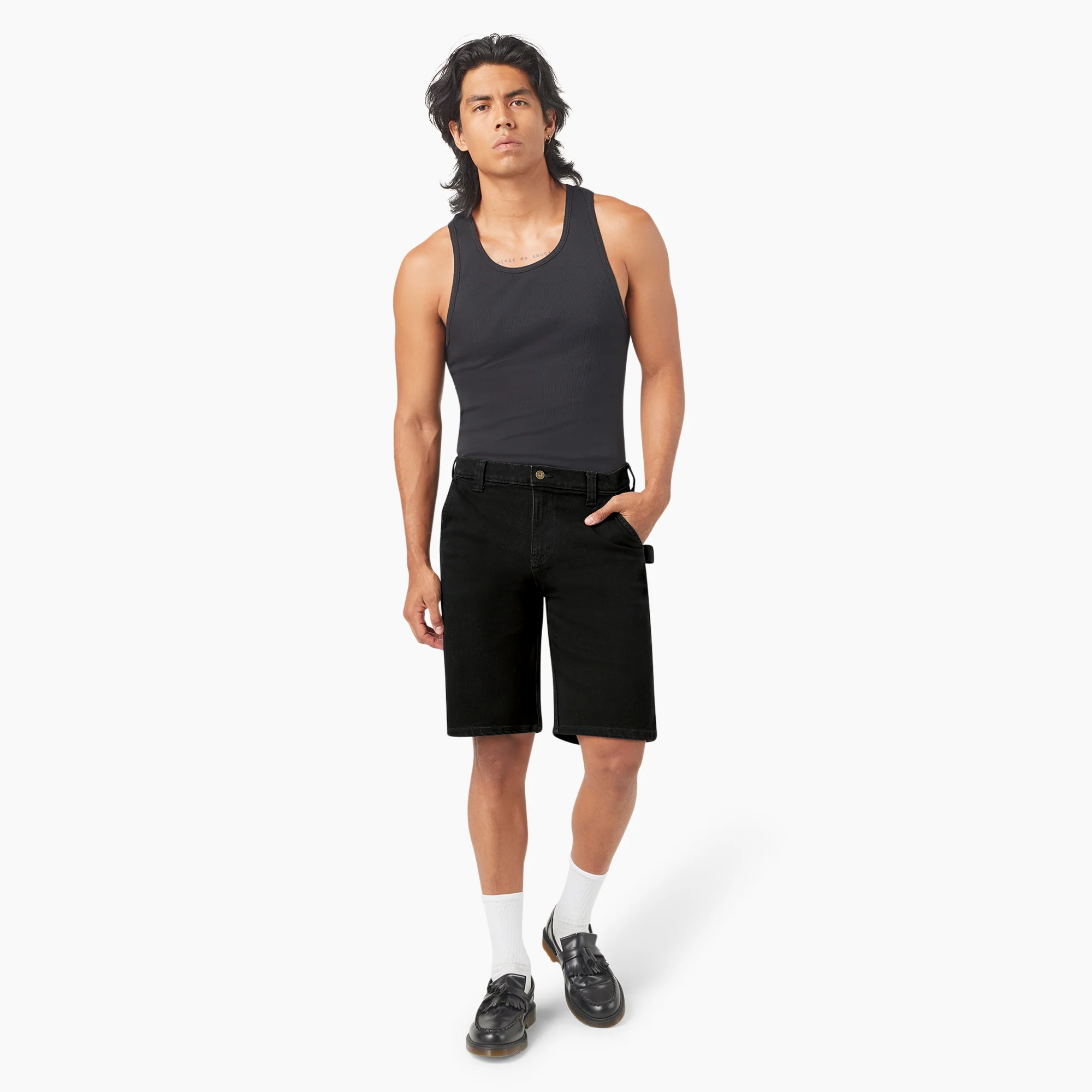 Denim Utility Shorts, 11" 5 Denim Utility Shorts, 11"