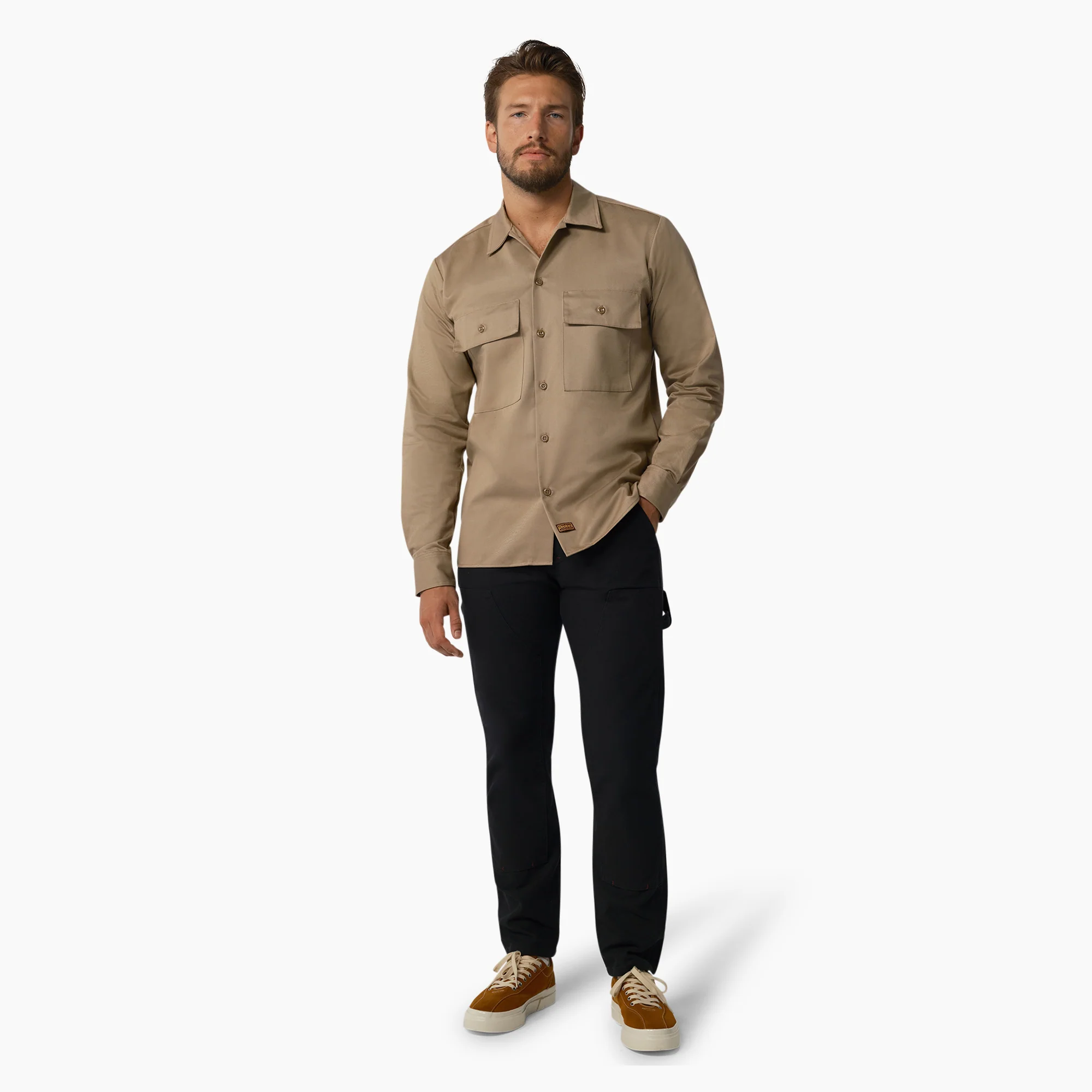 Dickies 1922 Premium Twill Long Sleeve Shirt 4 Dickies 1922 Premium Twill Long Sleeve Shirt