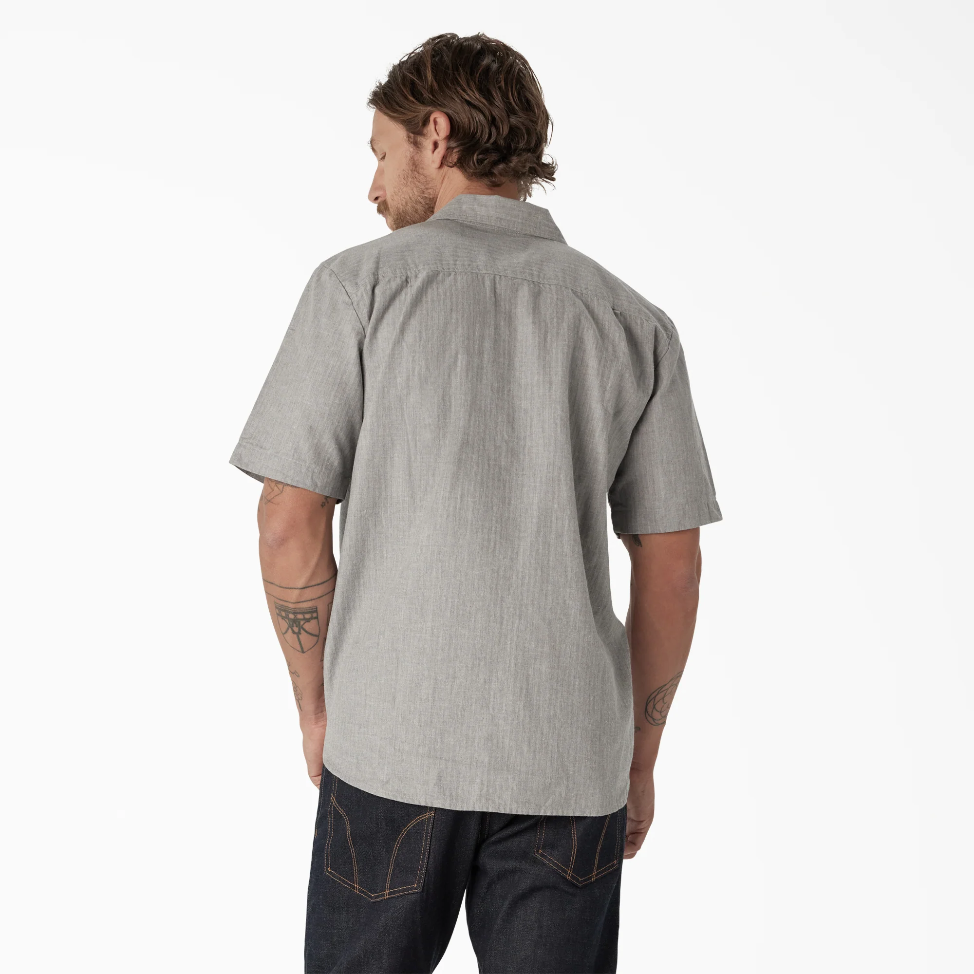 Dickies 1922 Short Sleeve Textured Weave Shirt 2 Dickies 1922 Short Sleeve Textured Weave Shirt