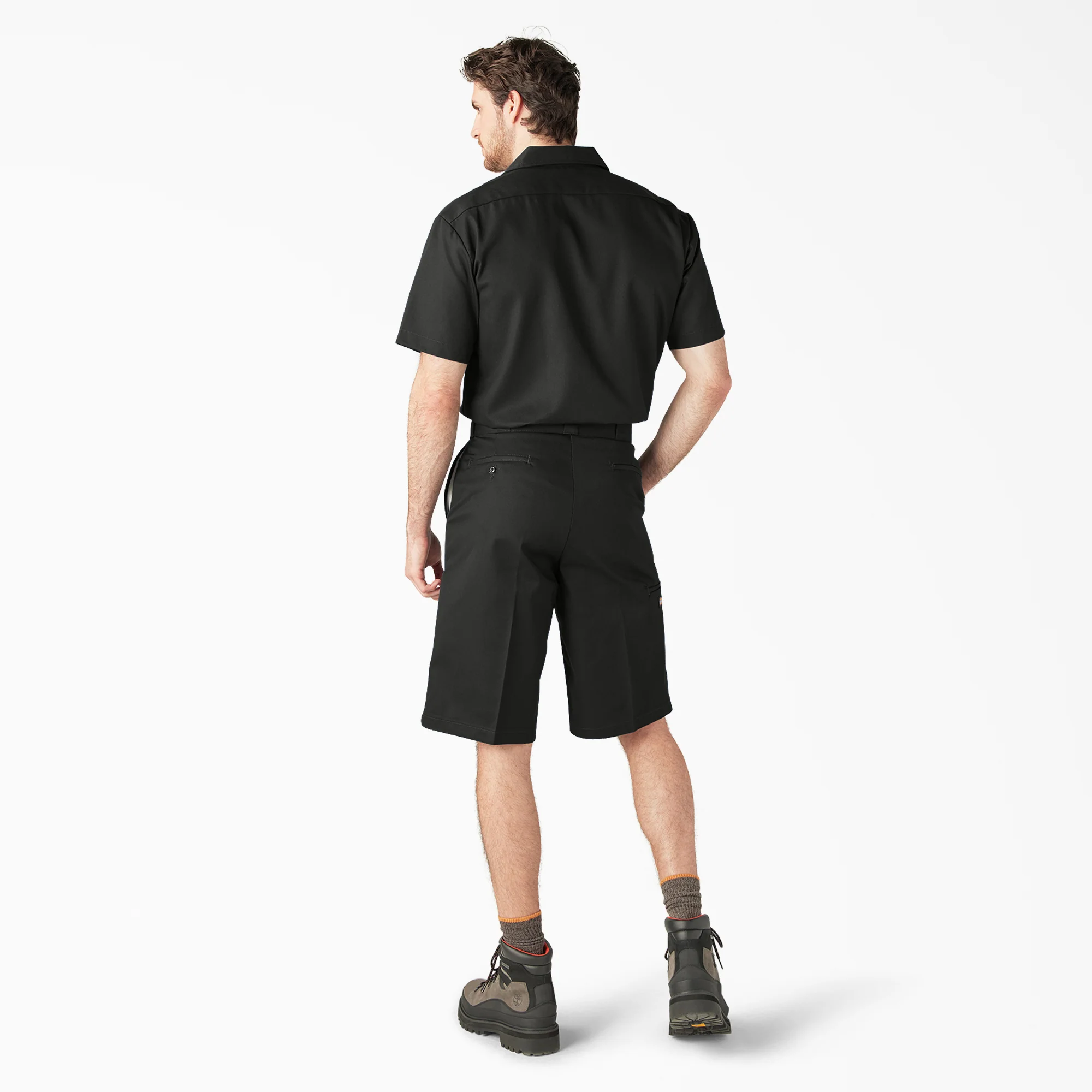 Loose Fit Flat Front Work Shorts, 13" 5 Loose Fit Flat Front Work Shorts, 13"