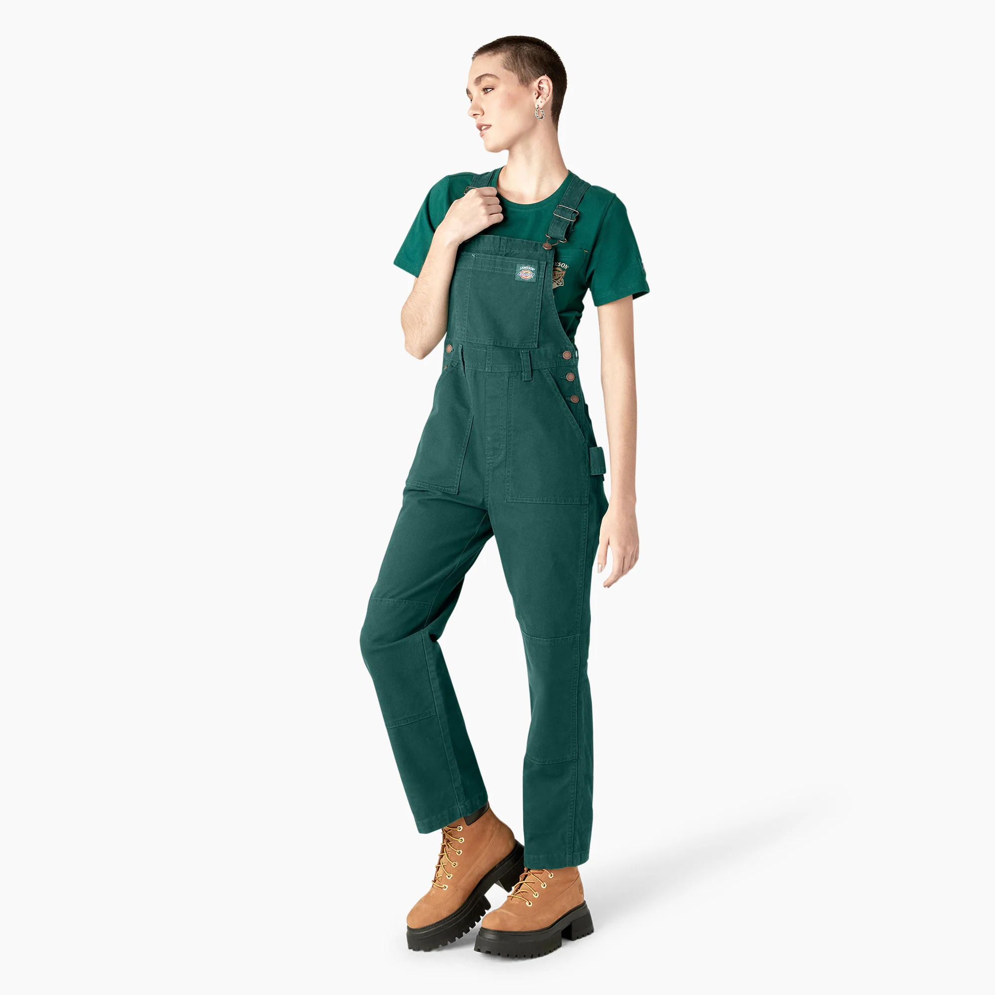Dickies x Jameson Women's Utility Double Knee Overalls 3 Dickies x Jameson Women's Utility Double Knee Overalls