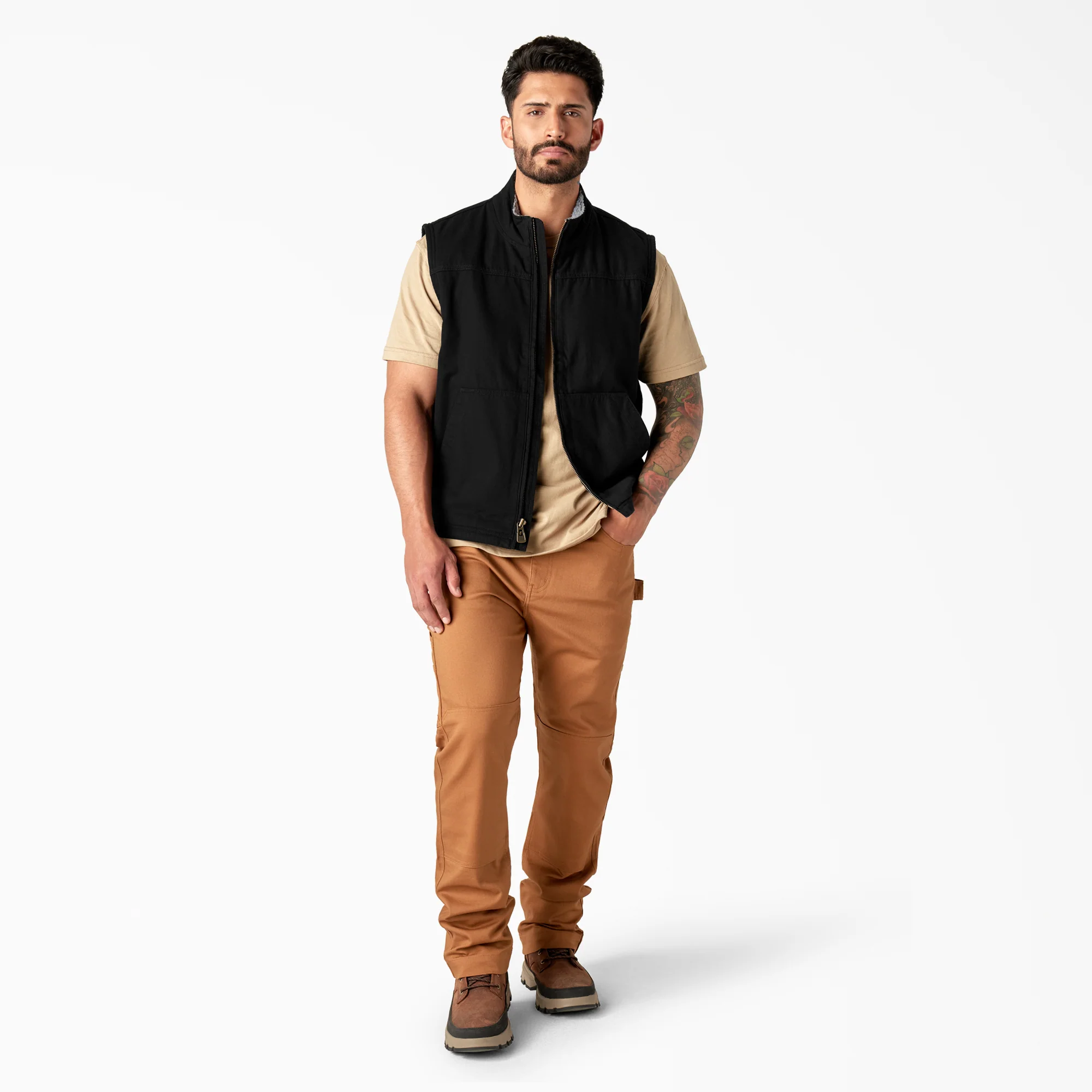 Duck Canvas High Pile Fleece Lined Vest 4 Duck Canvas High Pile Fleece Lined Vest