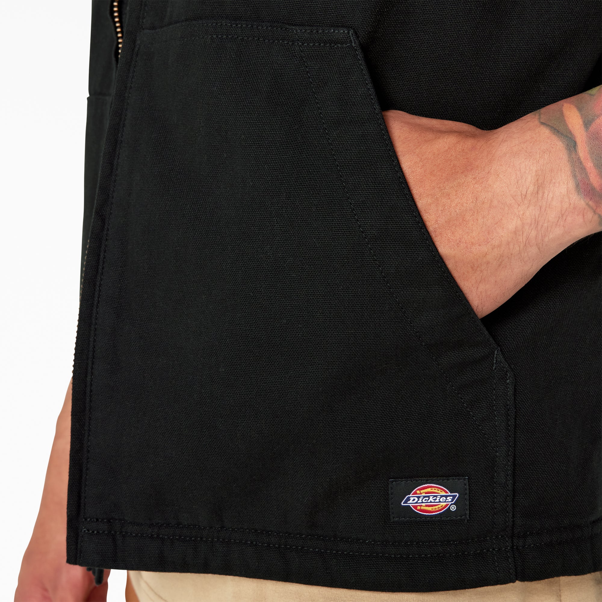 Duck Canvas High Pile Fleece Lined Vest 6 Duck Canvas High Pile Fleece Lined Vest