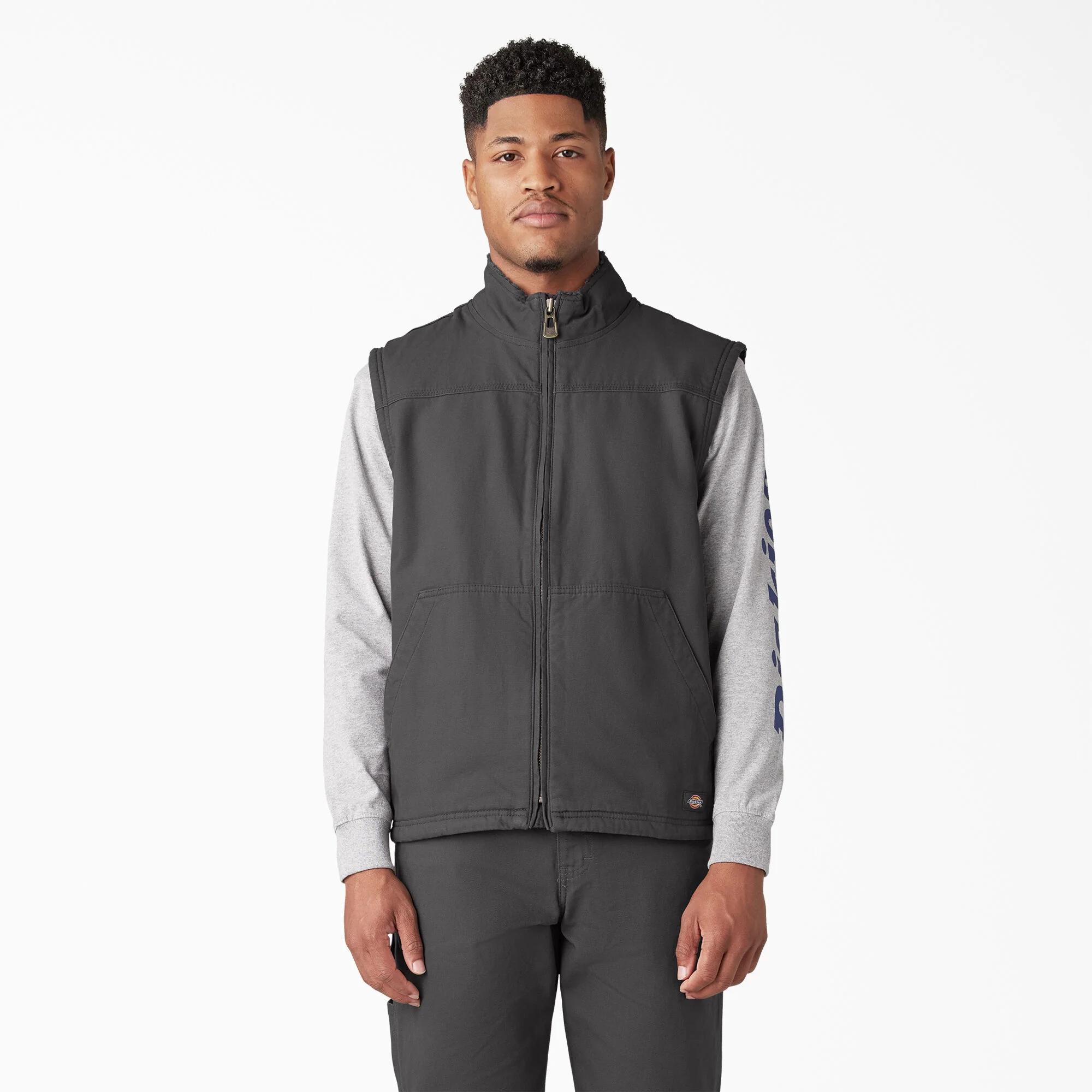 Duck Canvas High Pile Fleece Lined Vest