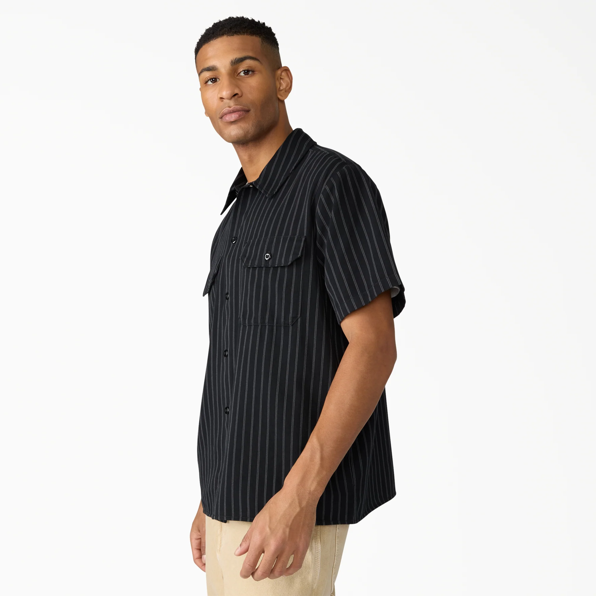 Worn In Striped Work Shirt 3 Worn In Striped Work Shirt