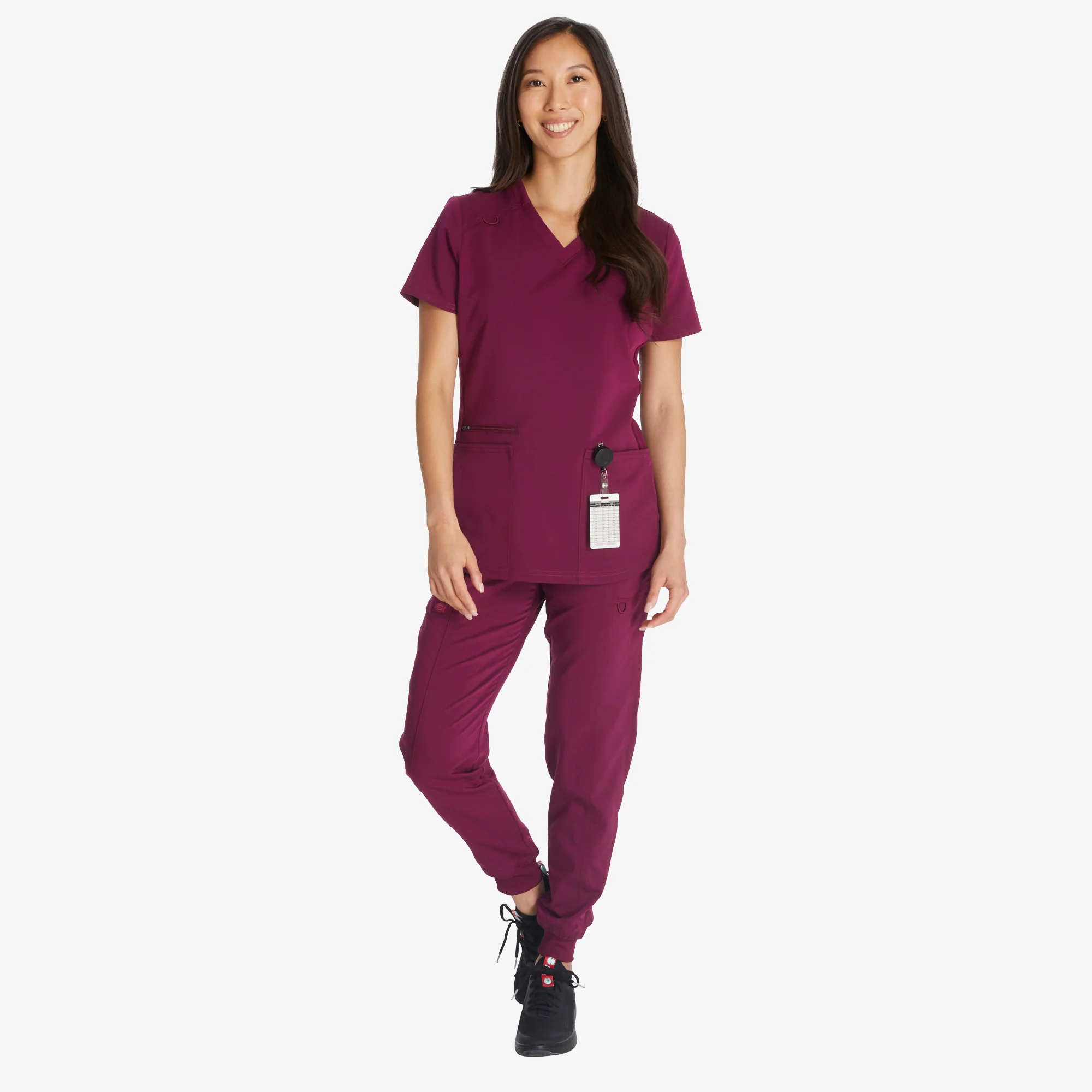Women's Balance V-Neck Scrub Top 3 Women's Balance V-Neck Scrub Top