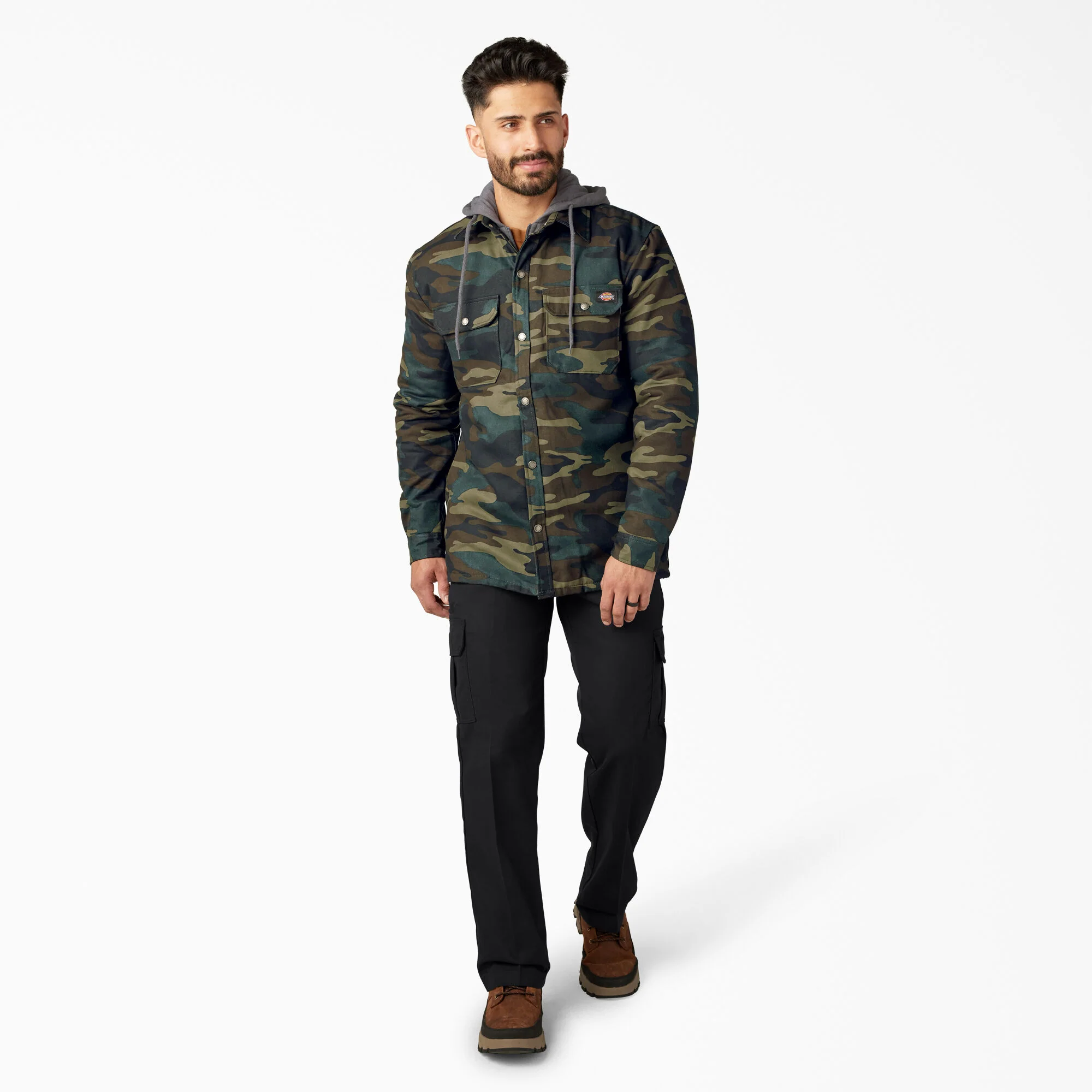 Water Repellent Duck Hooded Shirt Jacket 5 Water Repellent Duck Hooded Shirt Jacket