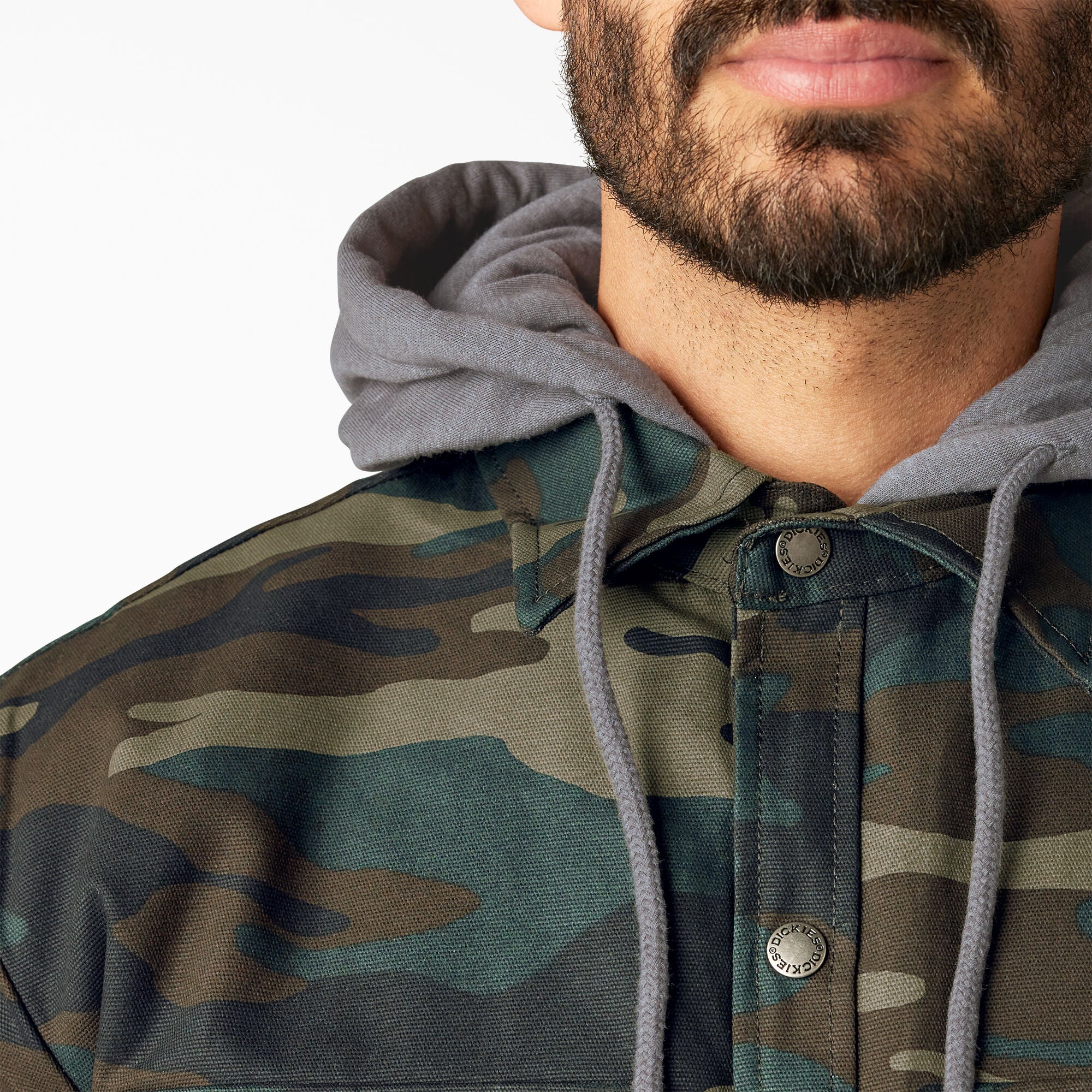 Water Repellent Duck Hooded Shirt Jacket 7 Water Repellent Duck Hooded Shirt Jacket