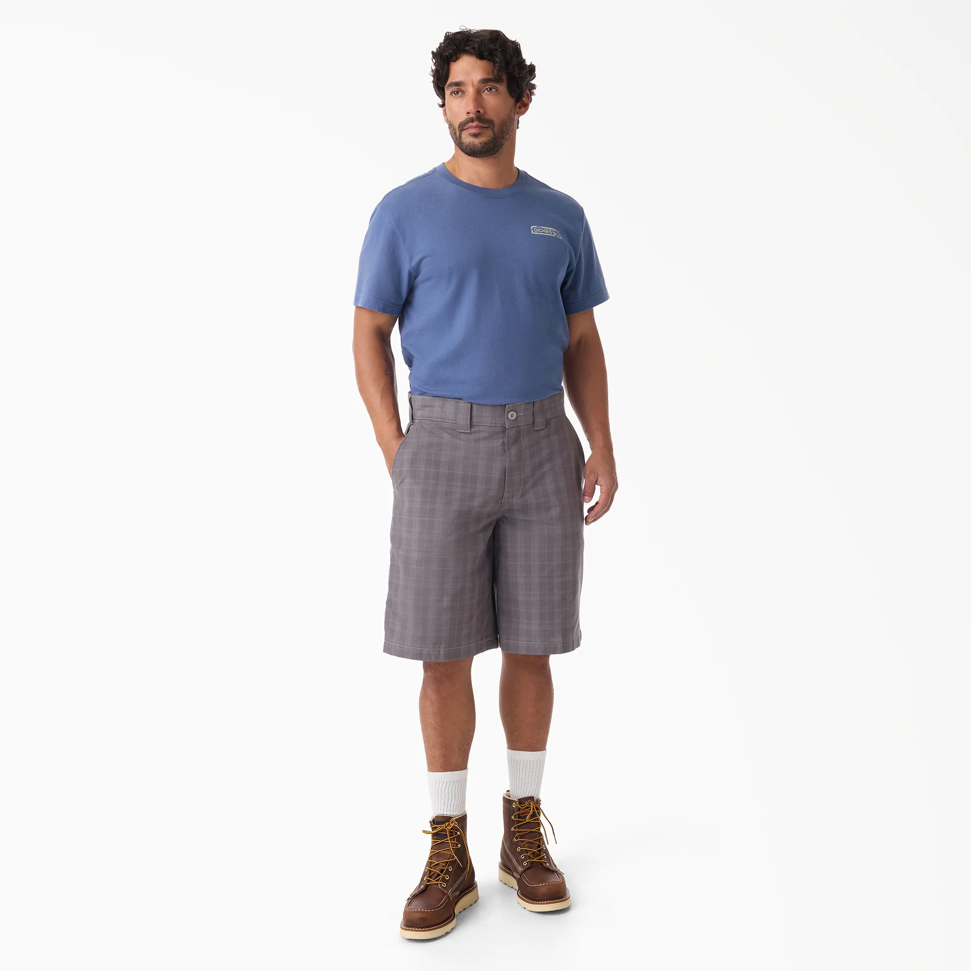 Plaid Work Shorts, 11" 4 Plaid Work Shorts, 11"
