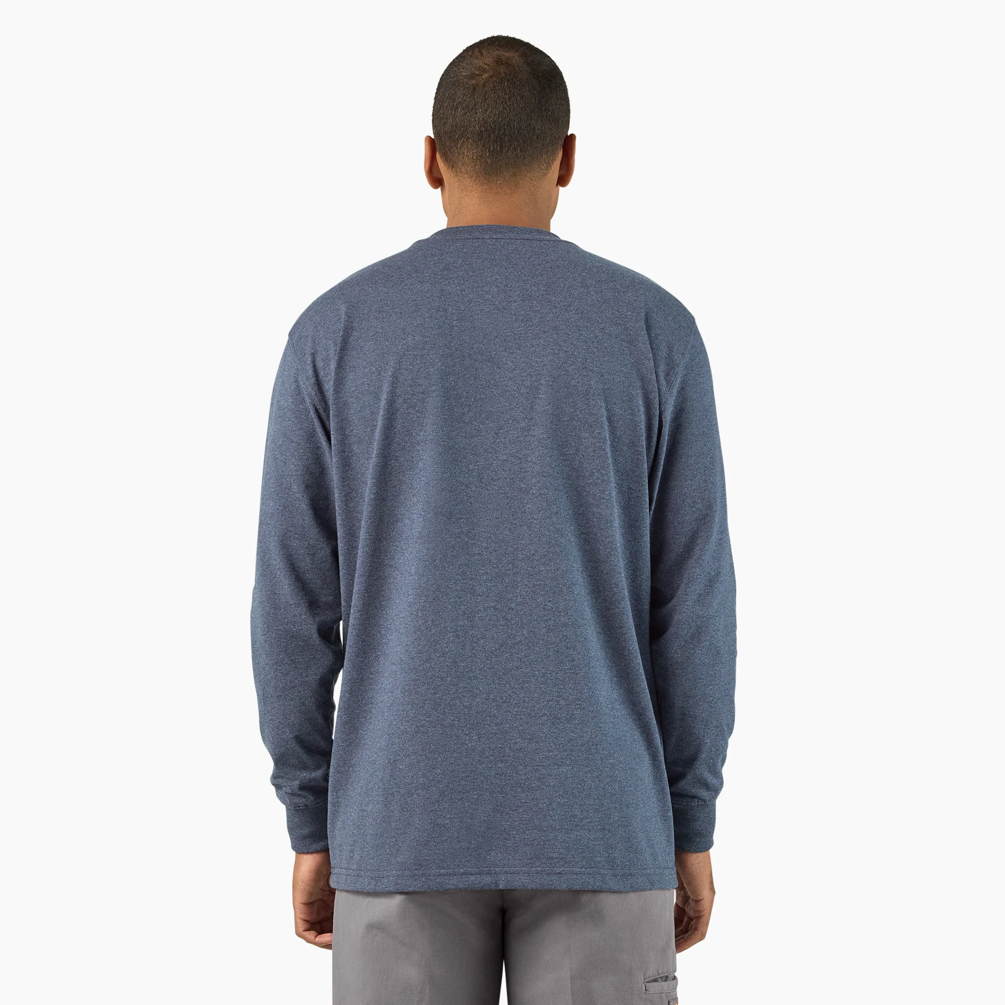 Heavyweight Heathered Long Sleeve Pocket T-Shirt 2 Heavyweight Heathered Long Sleeve Pocket T-Shirt