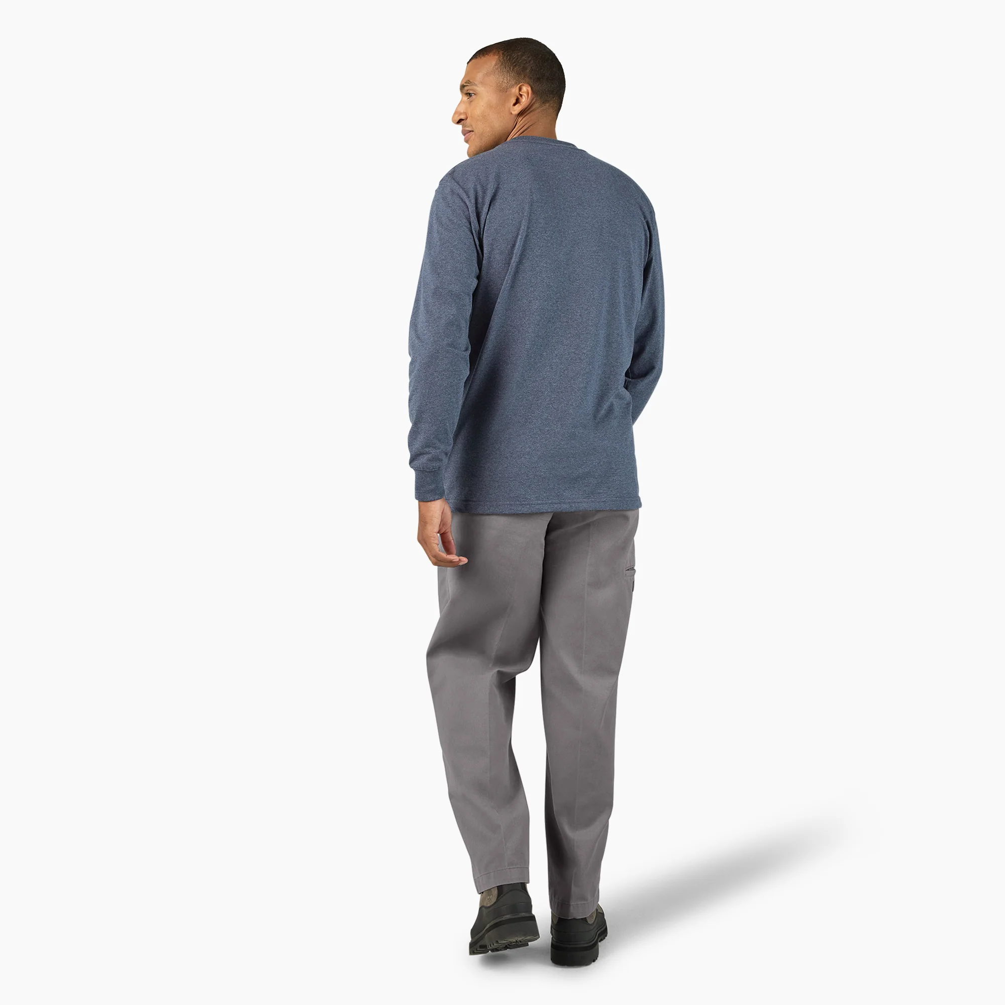 Heavyweight Heathered Long Sleeve Pocket T-Shirt 5 Heavyweight Heathered Long Sleeve Pocket T-Shirt