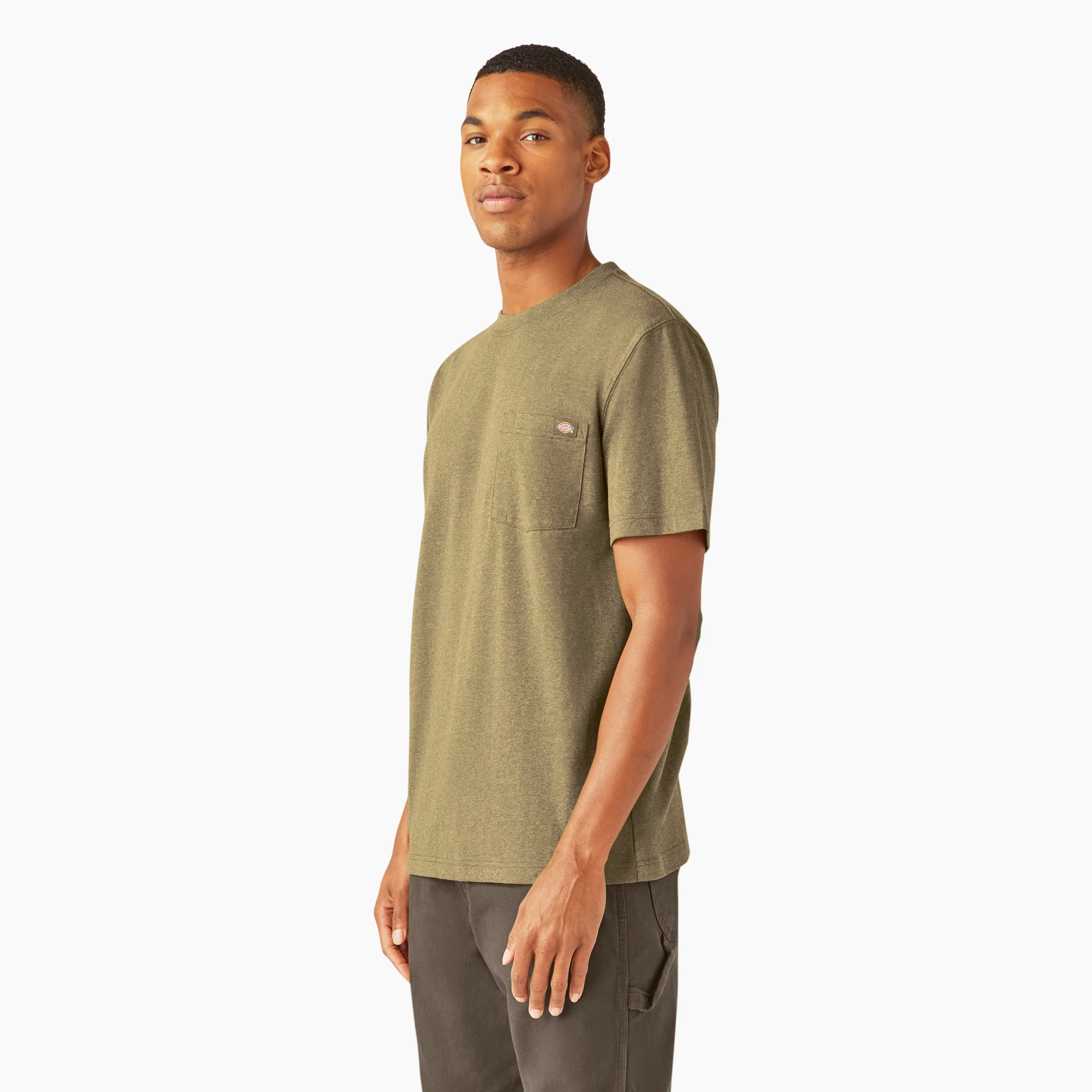 Heavyweight Heathered Short Sleeve Pocket T-Shirt 3 Heavyweight Heathered Short Sleeve Pocket T-Shirt