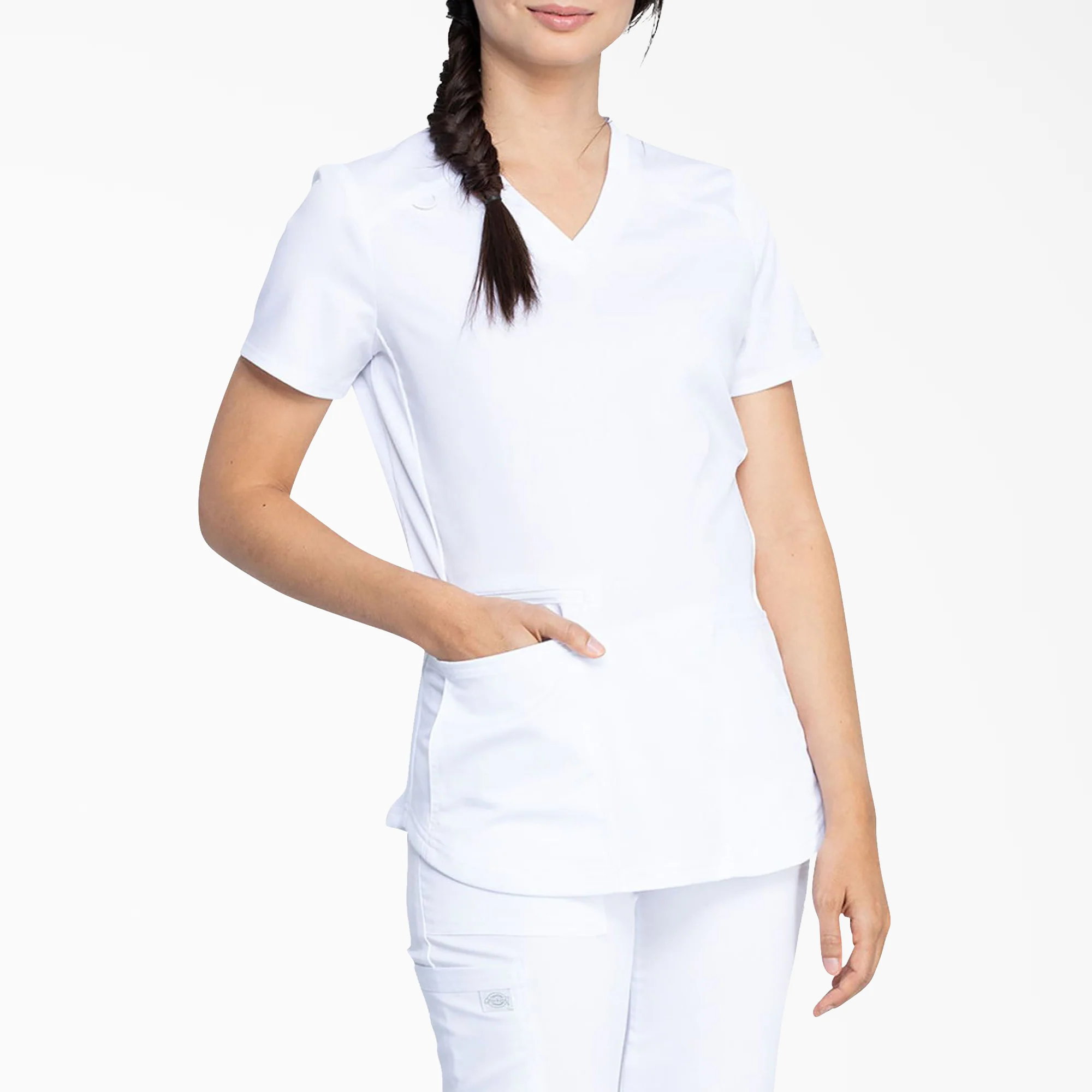 Women's Balance V-Neck Scrub Top 4 Women's Balance V-Neck Scrub Top
