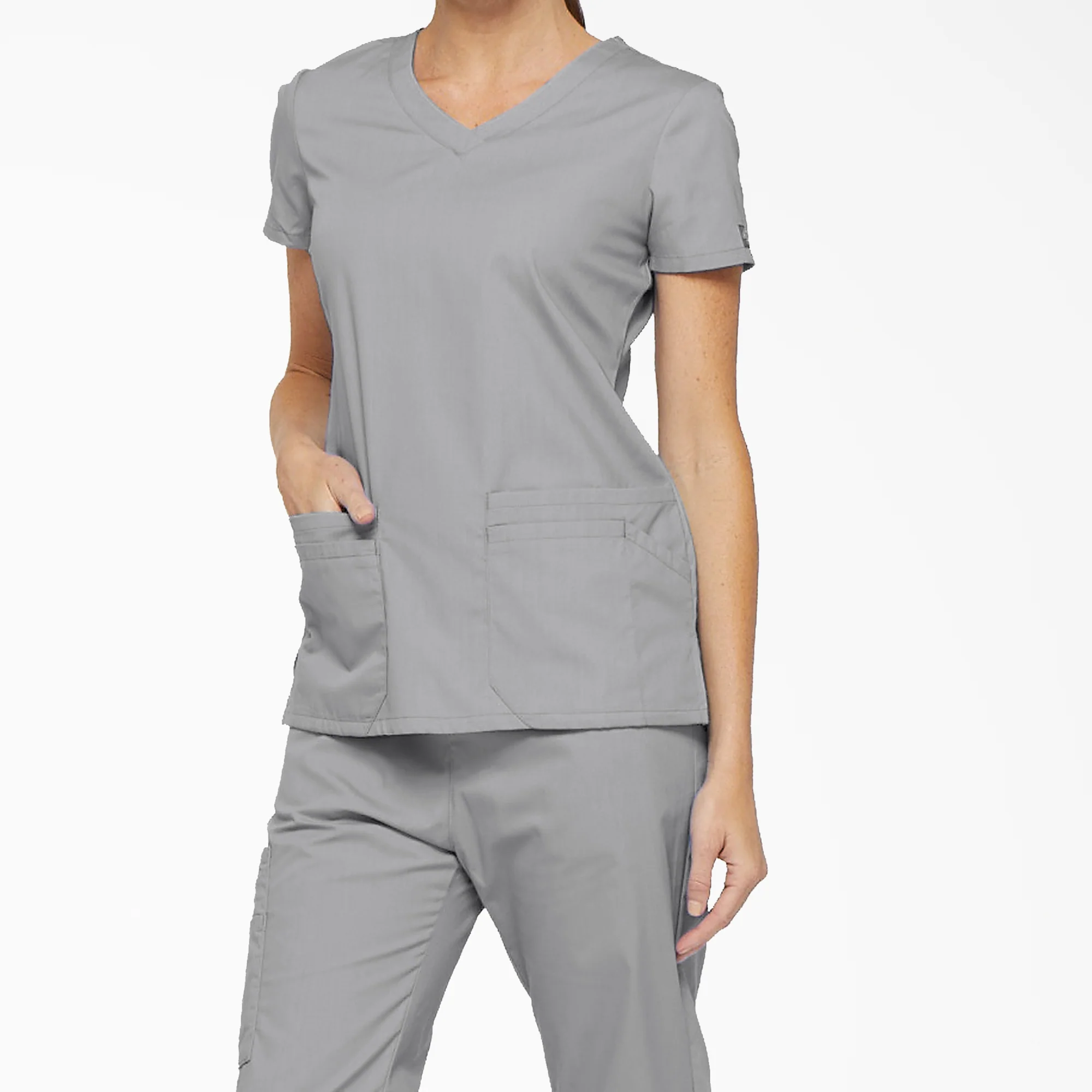 Women's EDS Signature V-Neck Scrub Top 3 Women's EDS Signature V-Neck Scrub Top