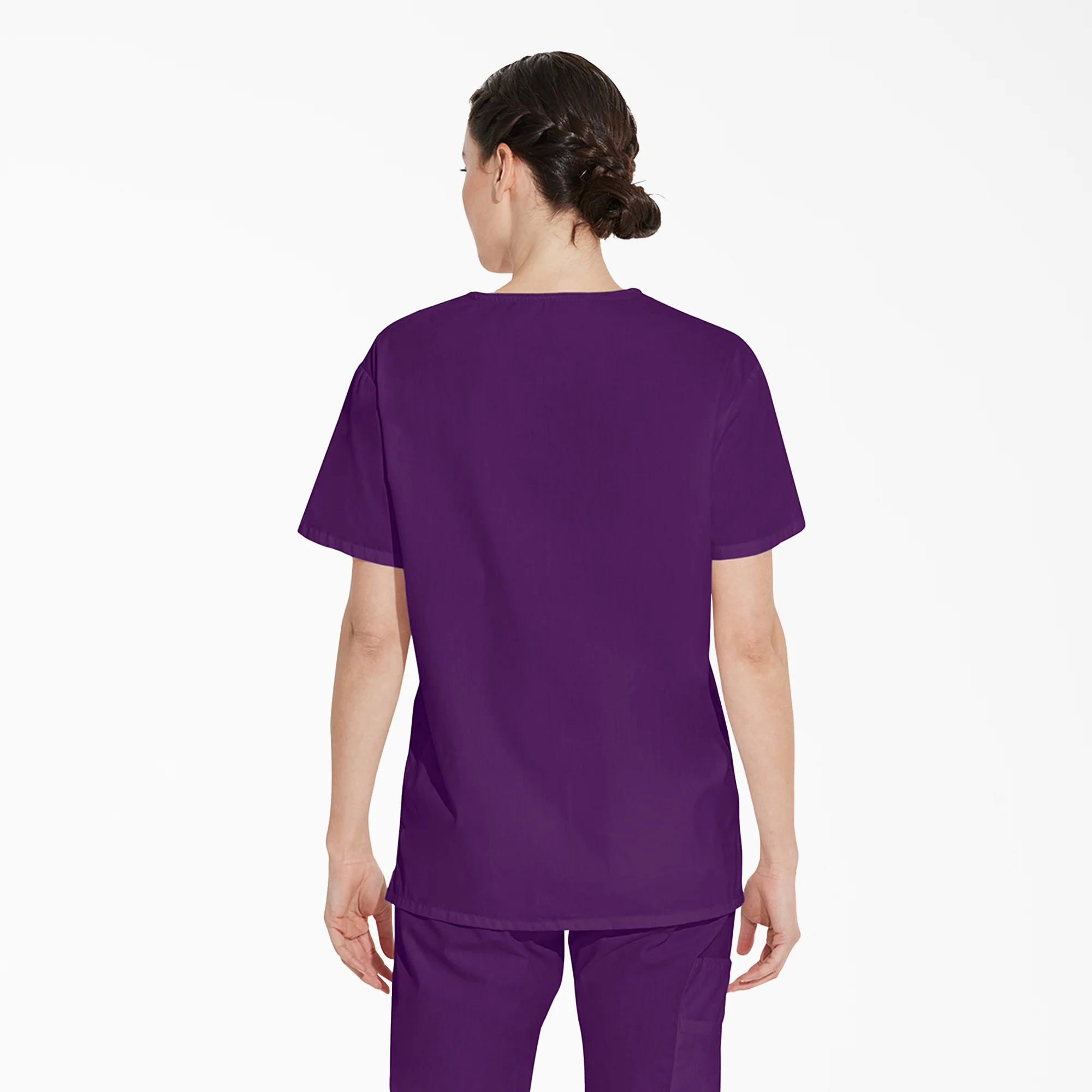 Unisex EDS Signature V-Neck Scrub Top 2 Unisex EDS Signature V-Neck Scrub Top