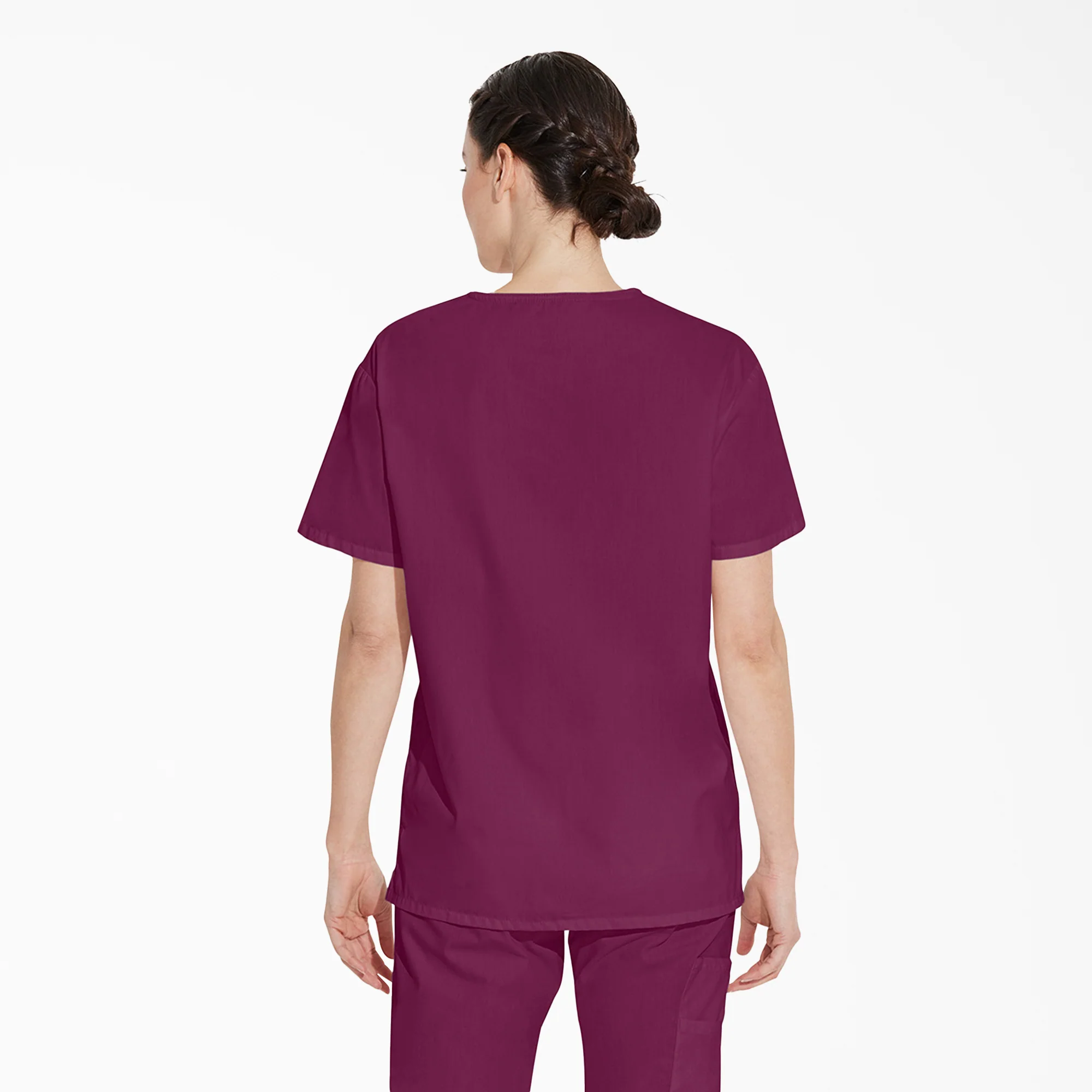 Unisex EDS Signature V-Neck Scrub Top 2 Unisex EDS Signature V-Neck Scrub Top