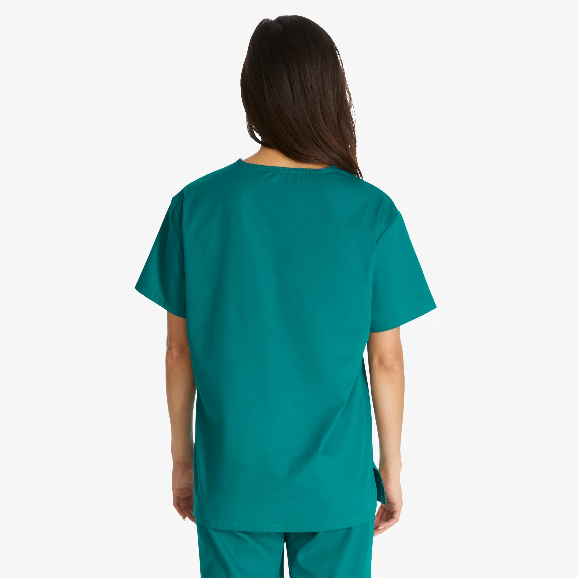Unisex EDS Signature V-Neck Scrub Top 2 Unisex EDS Signature V-Neck Scrub Top