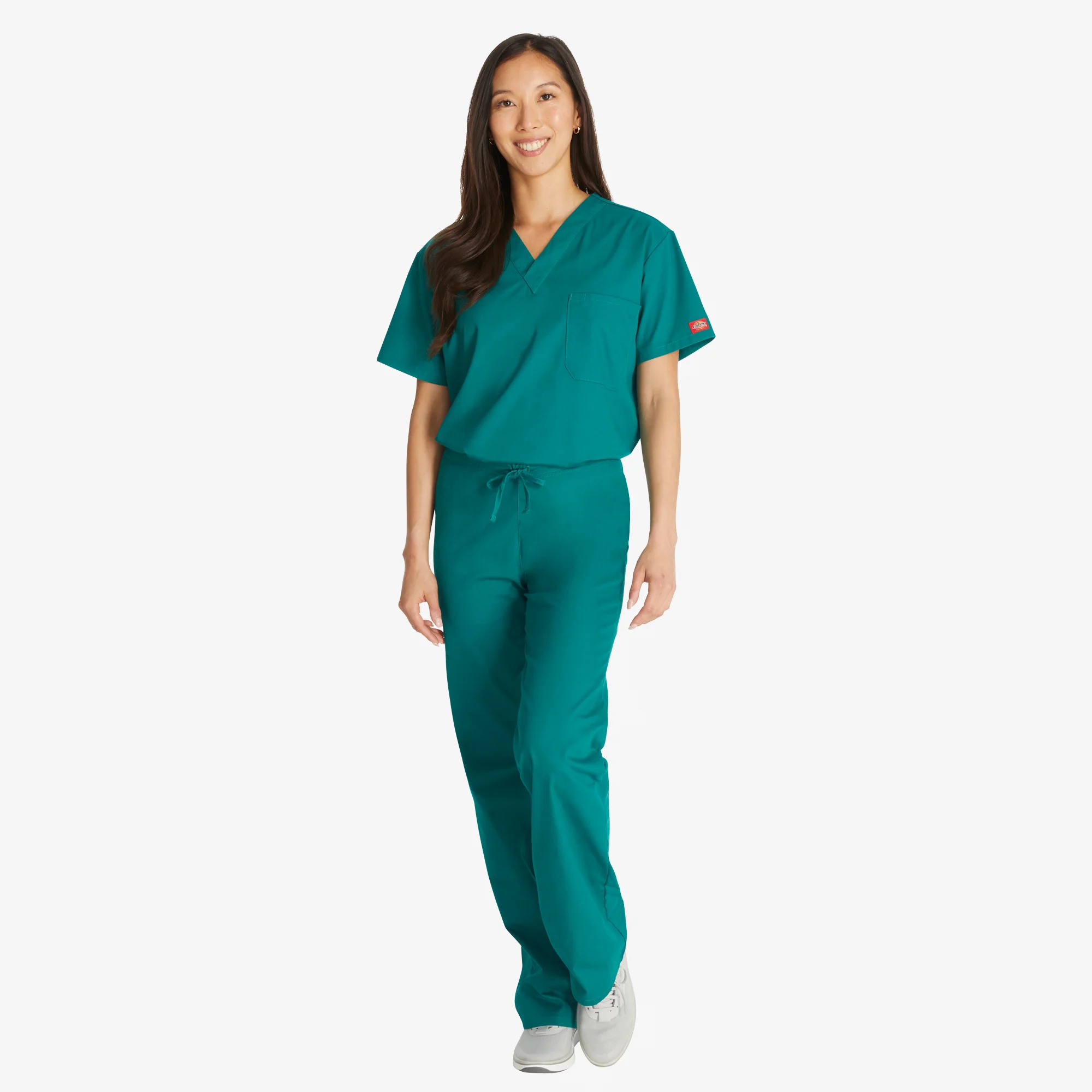 Unisex EDS Signature V-Neck Scrub Top 5 Unisex EDS Signature V-Neck Scrub Top