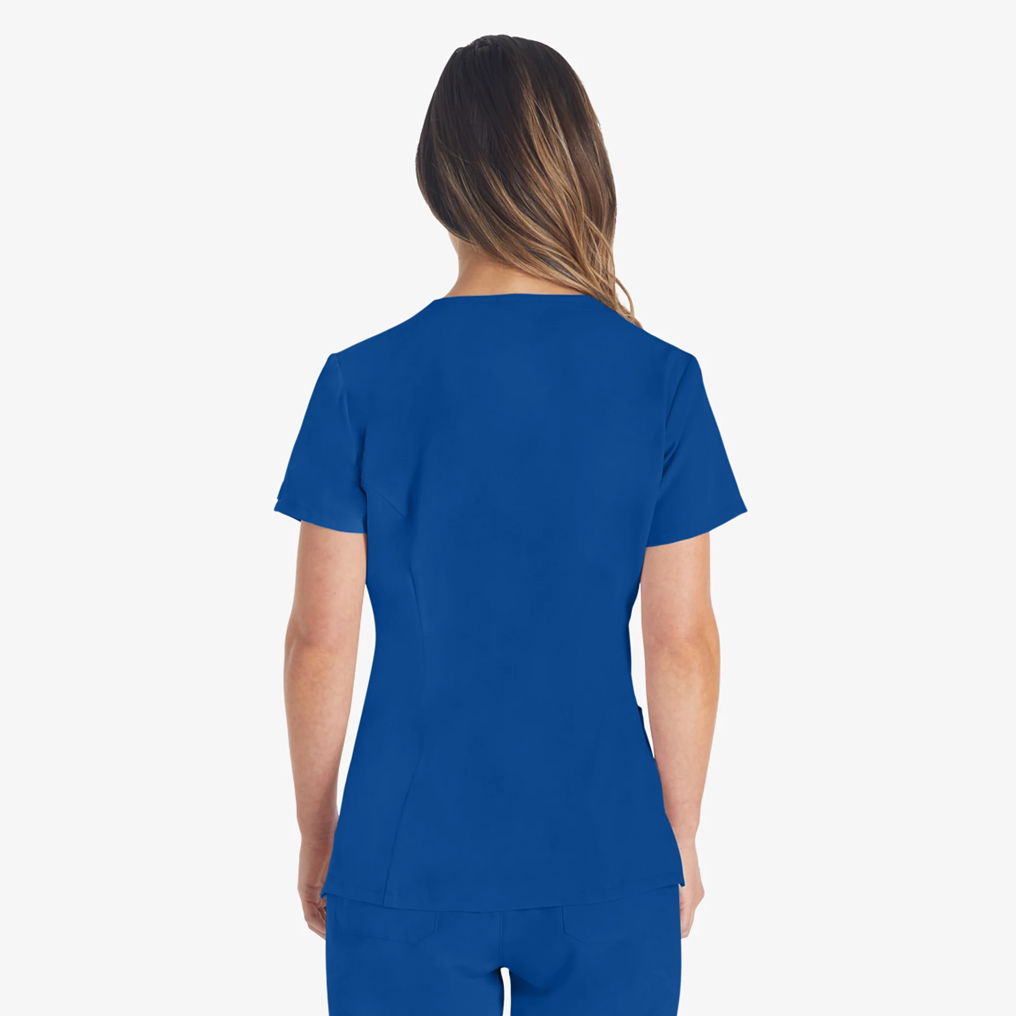 Women's EDS Essentials V-Neck Scrub Top 2 Women's EDS Essentials V-Neck Scrub Top