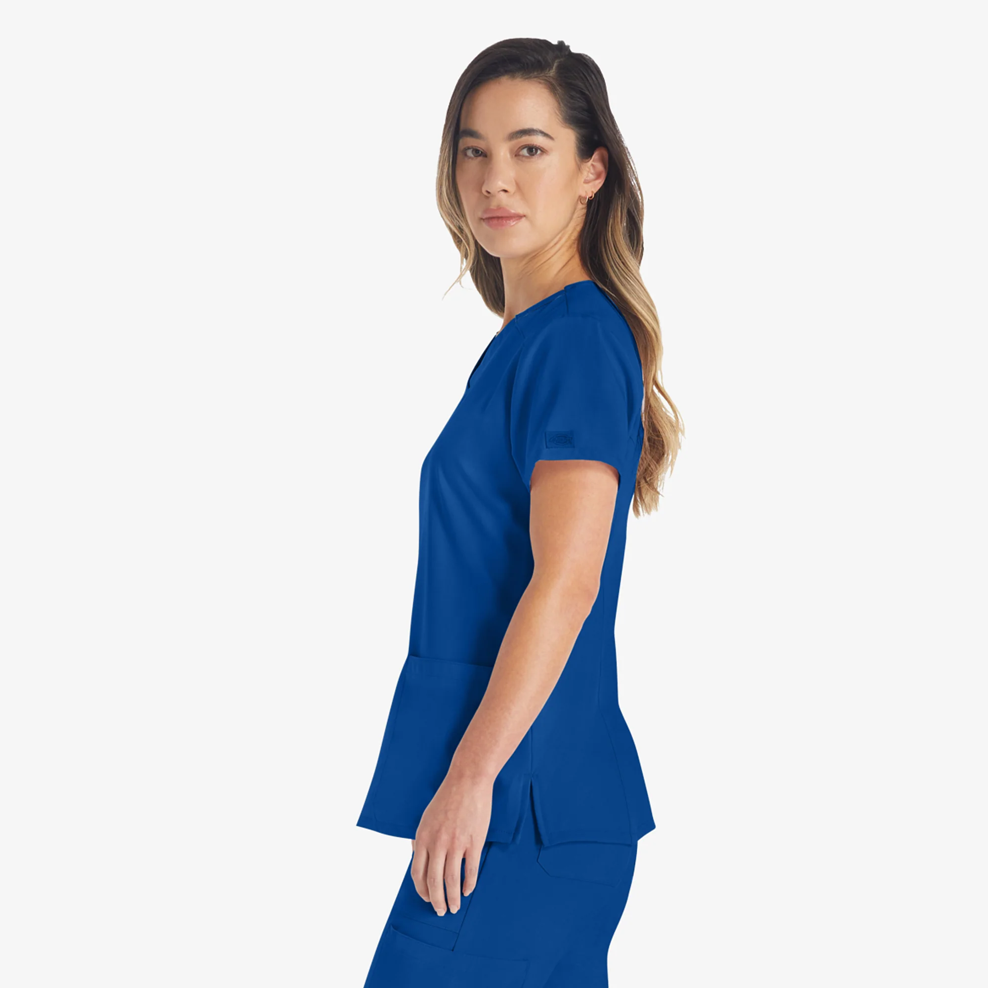 Women's EDS Essentials V-Neck Scrub Top 3 Women's EDS Essentials V-Neck Scrub Top
