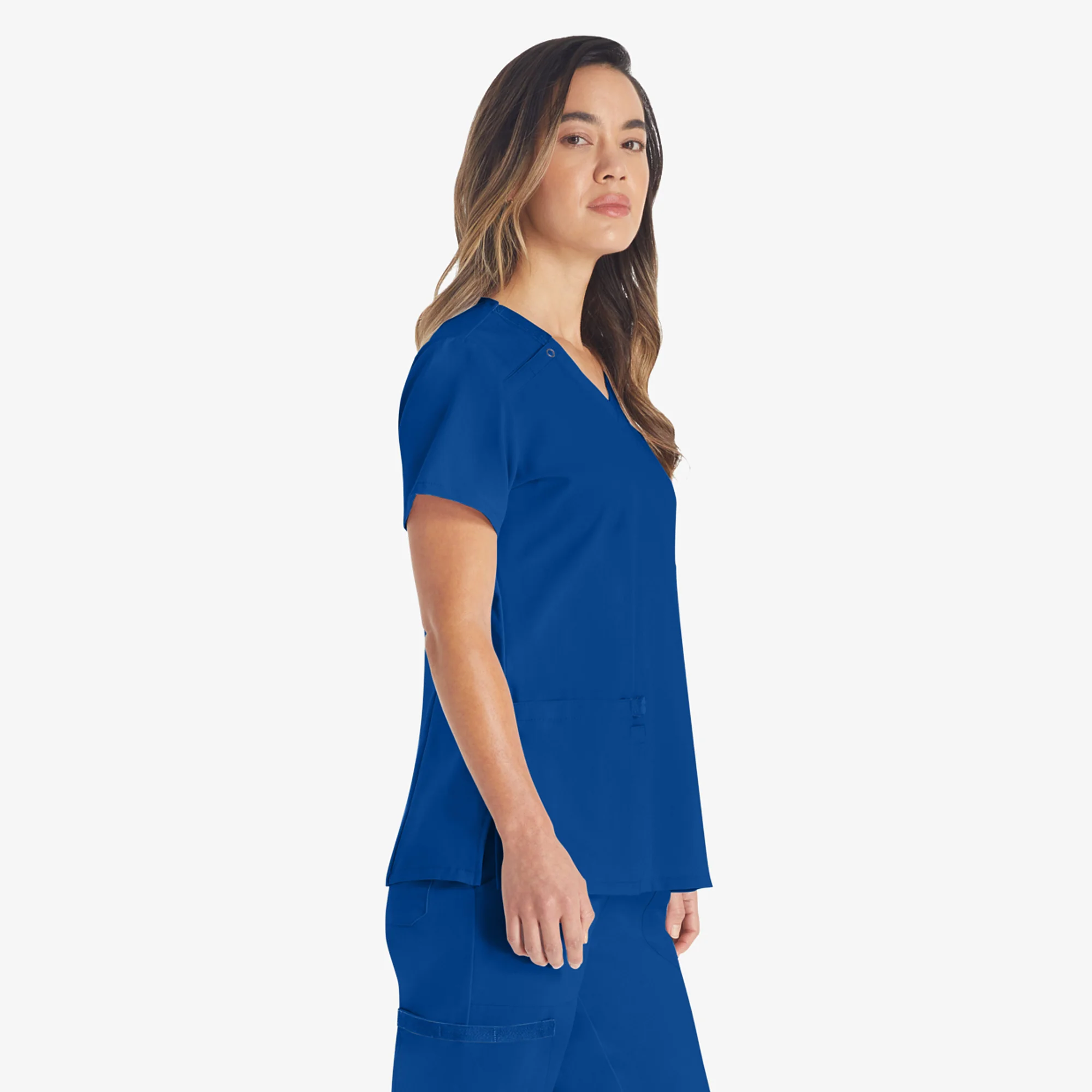 Women's EDS Essentials V-Neck Scrub Top 4 Women's EDS Essentials V-Neck Scrub Top