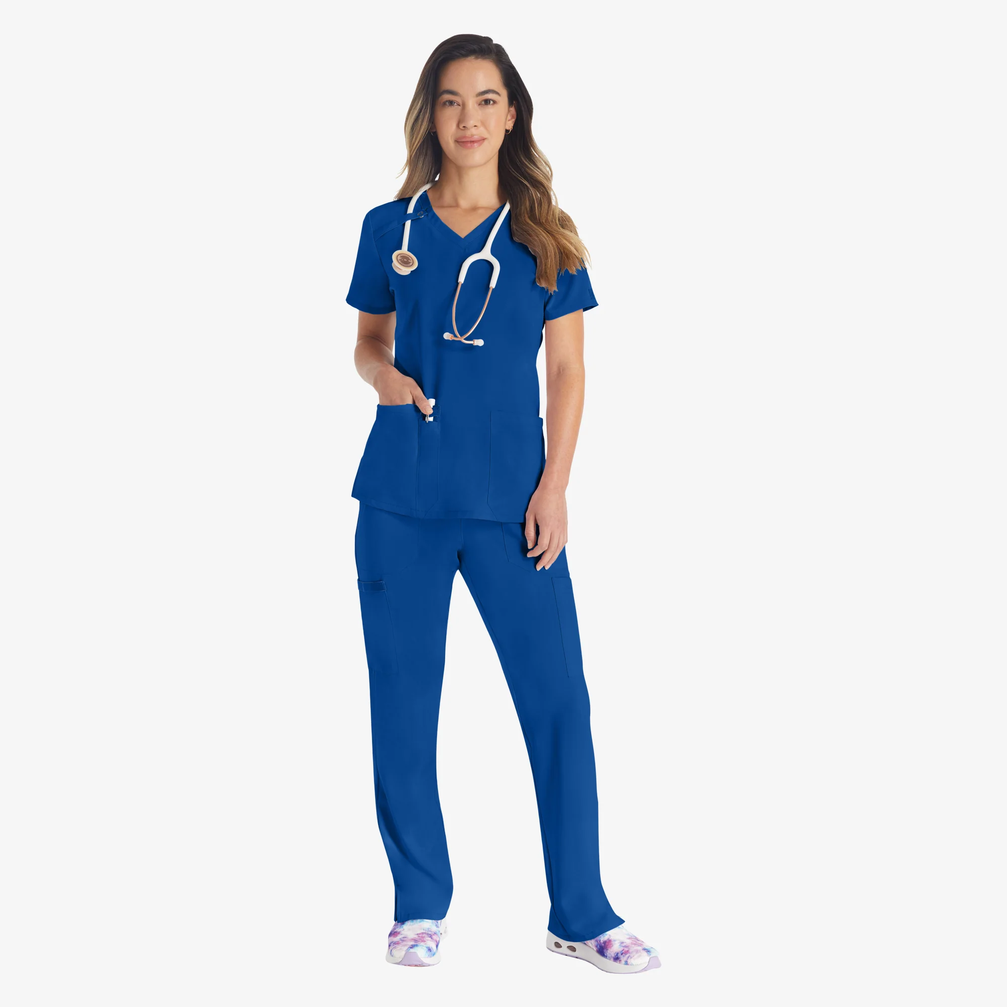 Women's EDS Essentials V-Neck Scrub Top 5 Women's EDS Essentials V-Neck Scrub Top