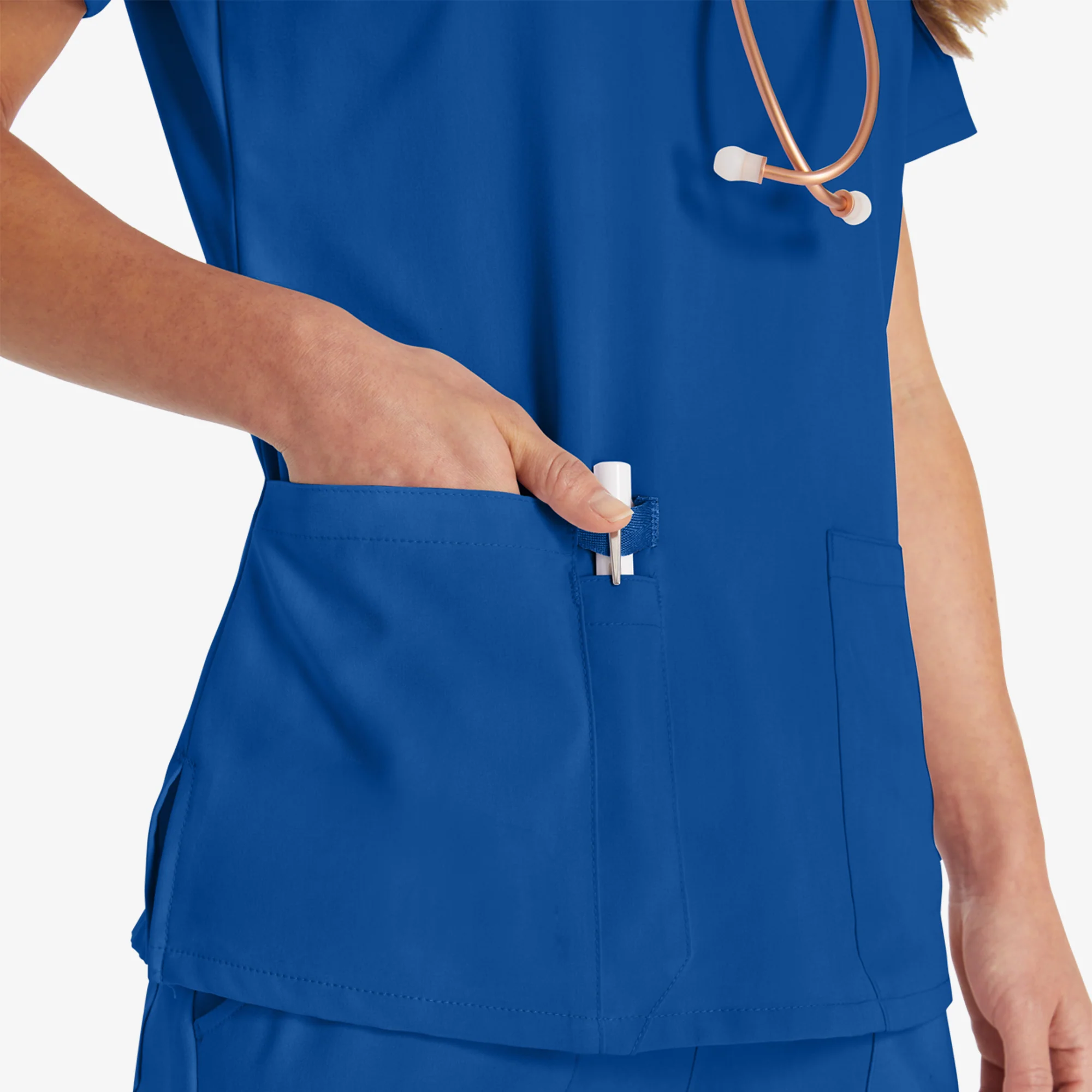 Women's EDS Essentials V-Neck Scrub Top 6 Women's EDS Essentials V-Neck Scrub Top
