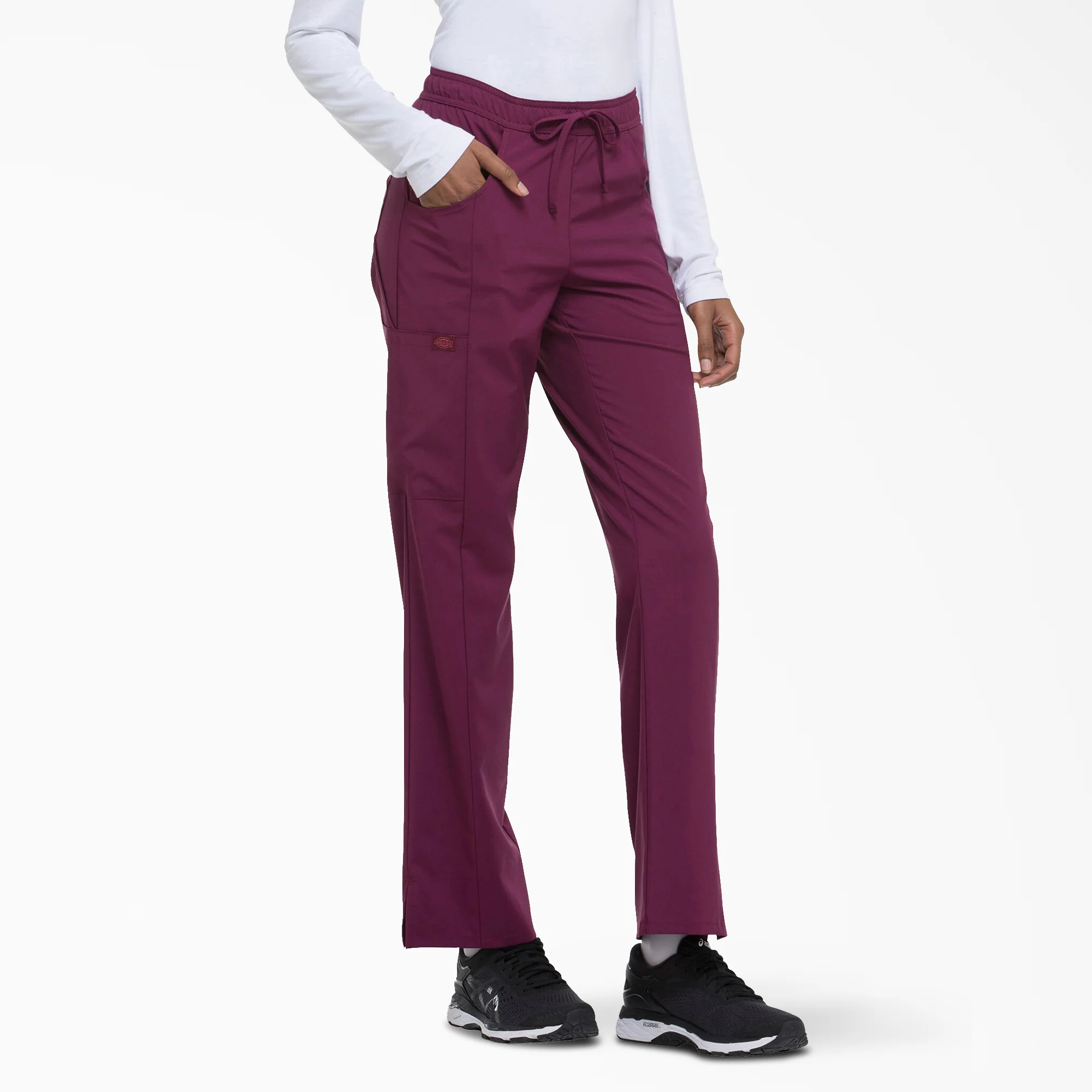 Women's EDS Essentials Drawstring Scrub Pants 4 Women's EDS Essentials Drawstring Scrub Pants