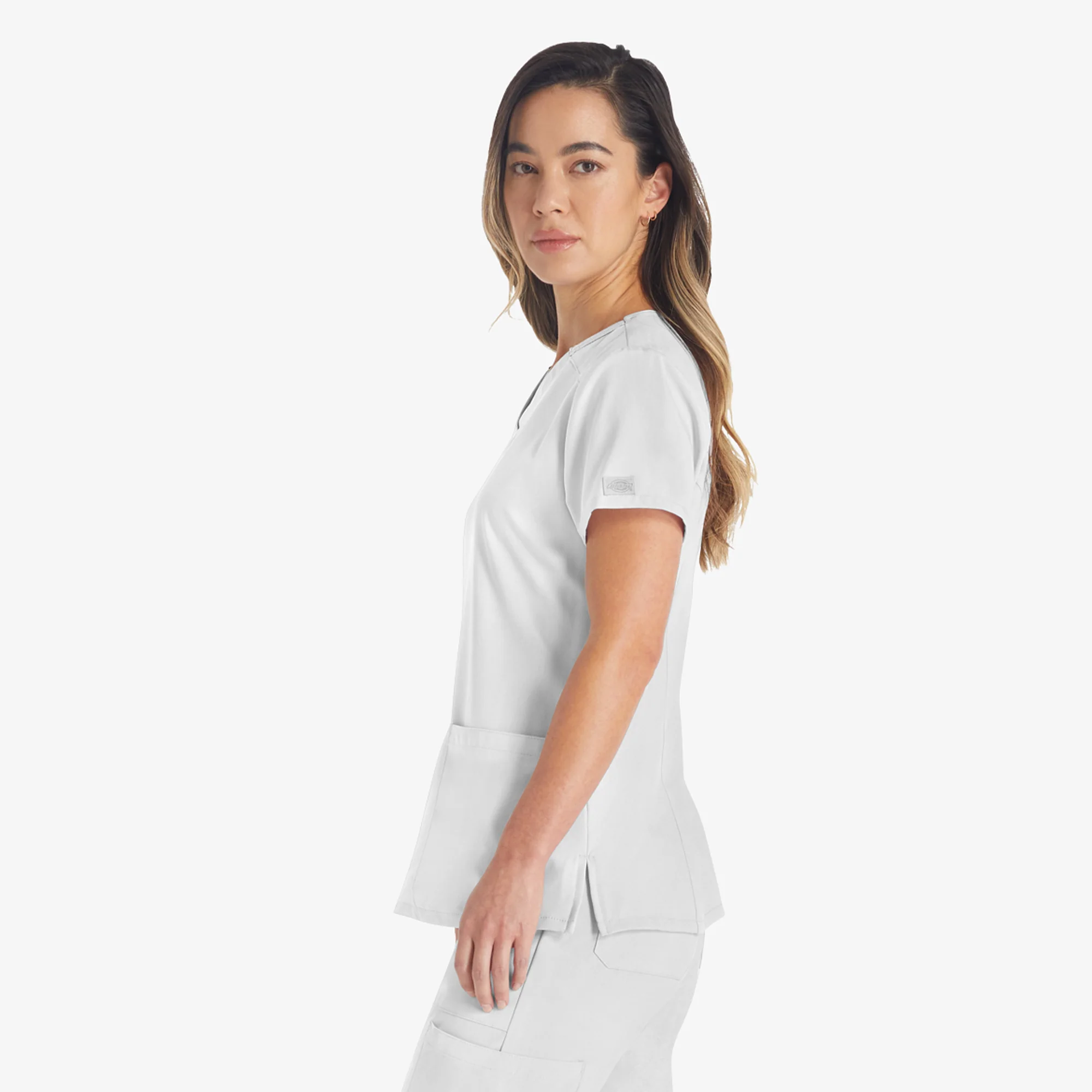 Women's EDS Essentials V-Neck Scrub Top 3 Women's EDS Essentials V-Neck Scrub Top