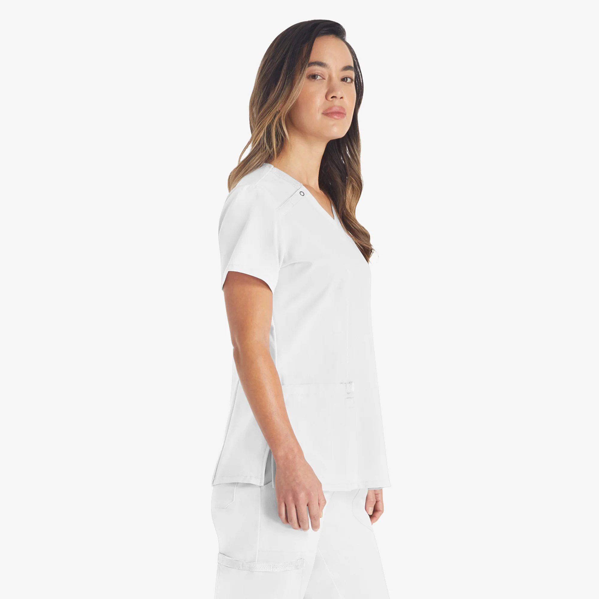 Women's EDS Essentials V-Neck Scrub Top 4 Women's EDS Essentials V-Neck Scrub Top