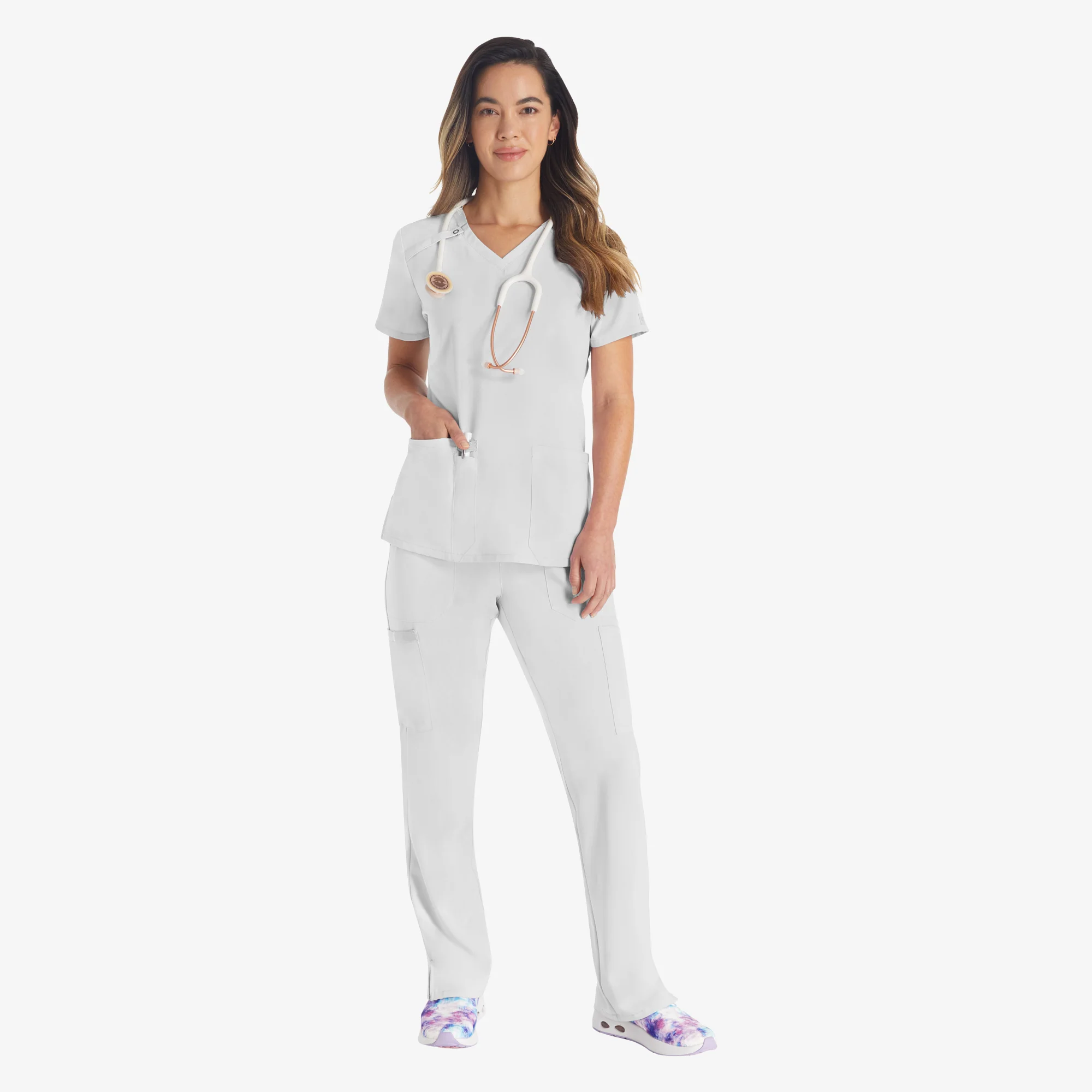 Women's EDS Essentials V-Neck Scrub Top 5 Women's EDS Essentials V-Neck Scrub Top