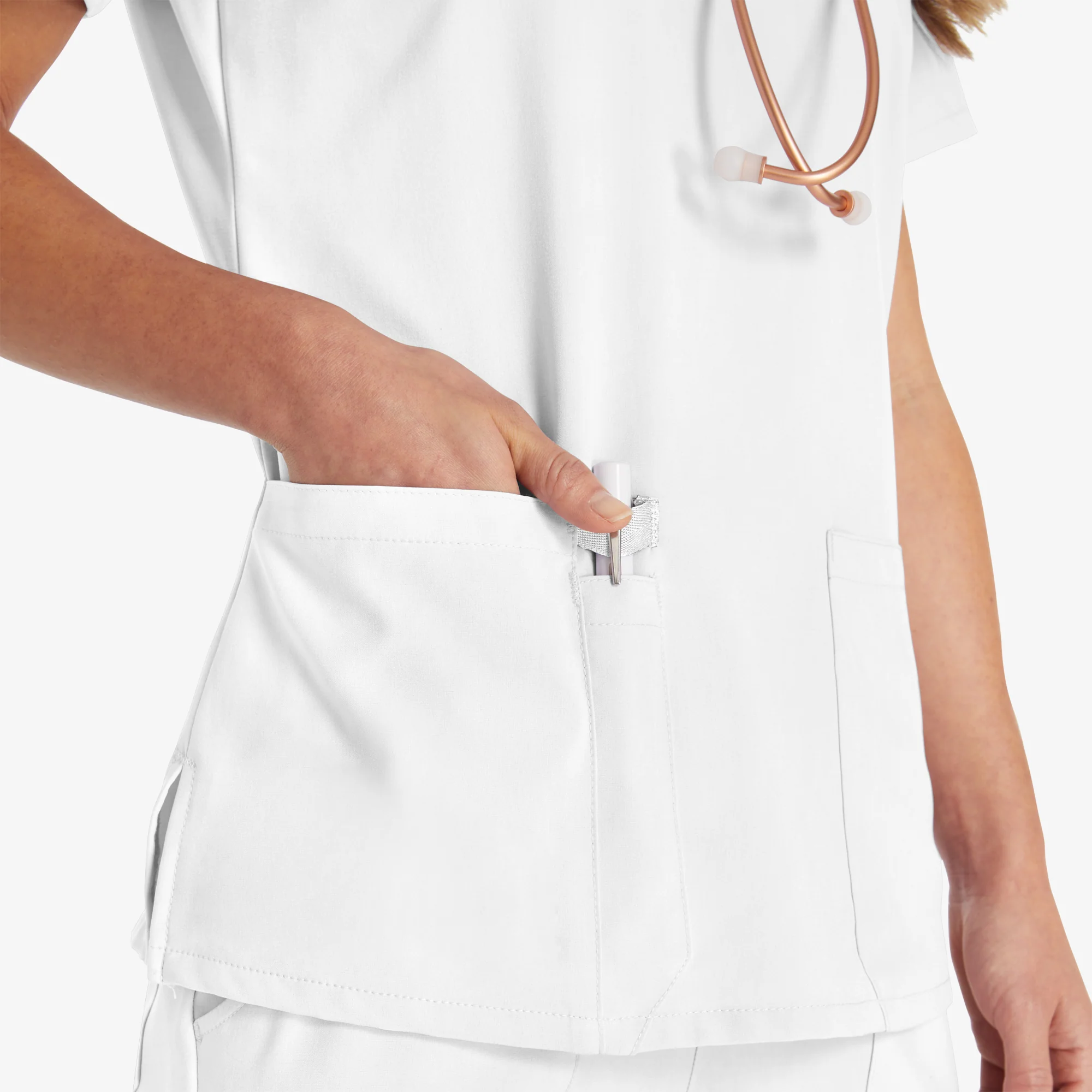 Women's EDS Essentials V-Neck Scrub Top 6 Women's EDS Essentials V-Neck Scrub Top