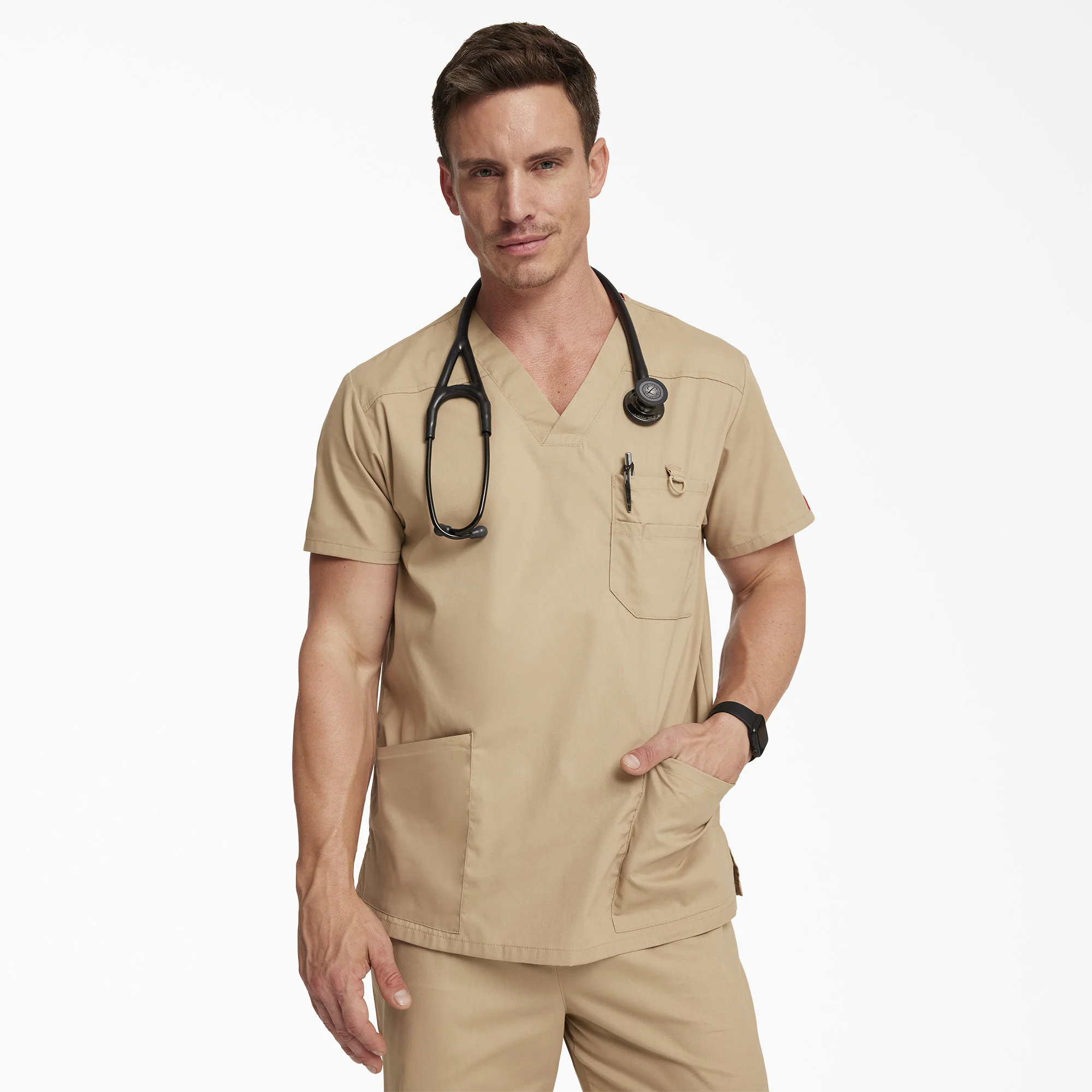 Men's EDS Signature V-Neck Scrub Top
