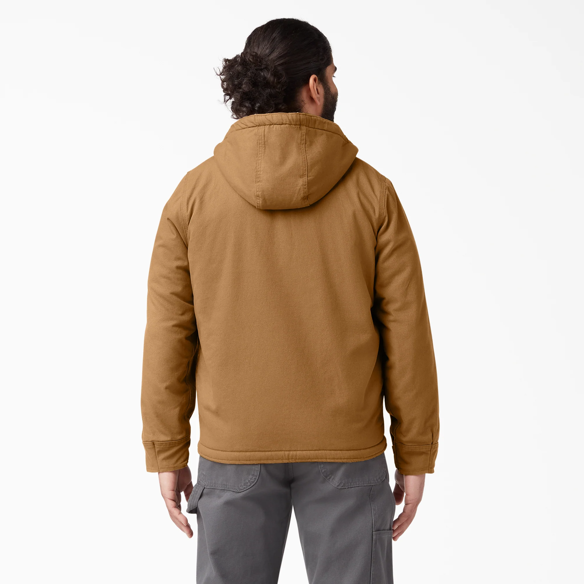 Duck High Pile Fleece Lined Hooded Jacket 2 Duck High Pile Fleece Lined Hooded Jacket