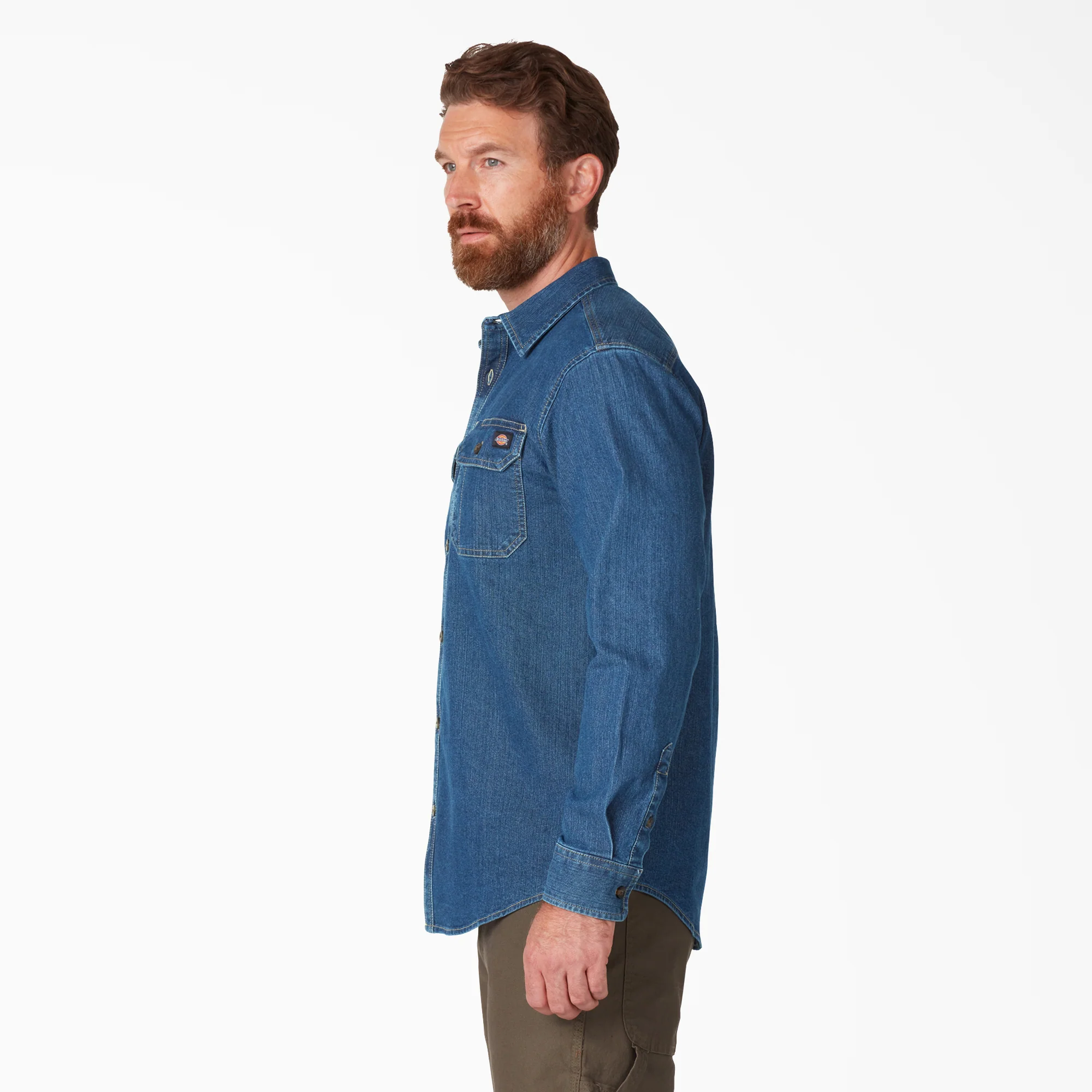 FLEX Denim Long Sleeve Shirt 3 FLEX Denim Long Sleeve Shirt