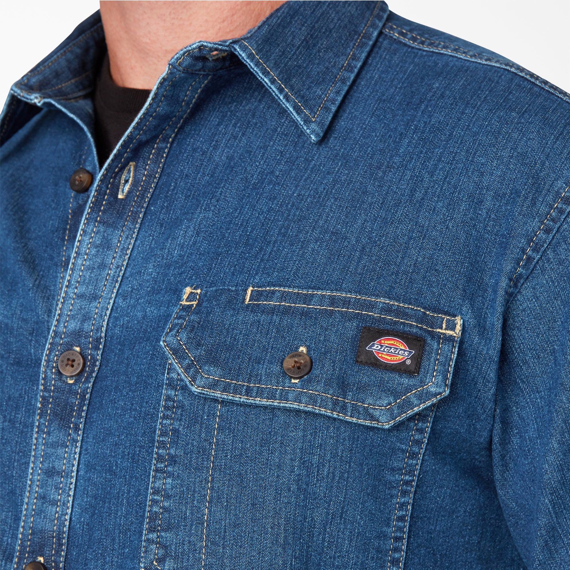 FLEX Denim Long Sleeve Shirt 5 FLEX Denim Long Sleeve Shirt