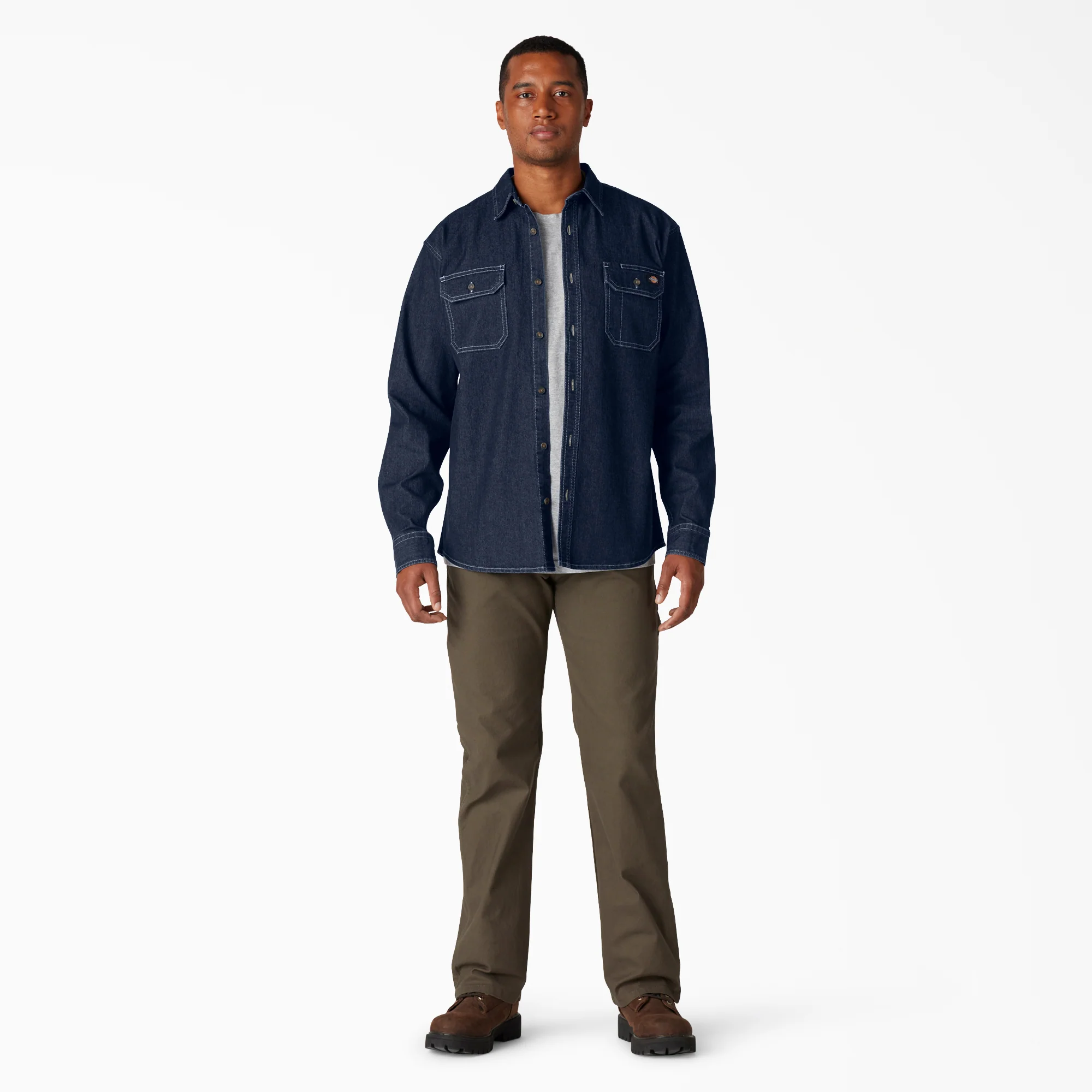 FLEX Denim Long Sleeve Shirt 4 FLEX Denim Long Sleeve Shirt