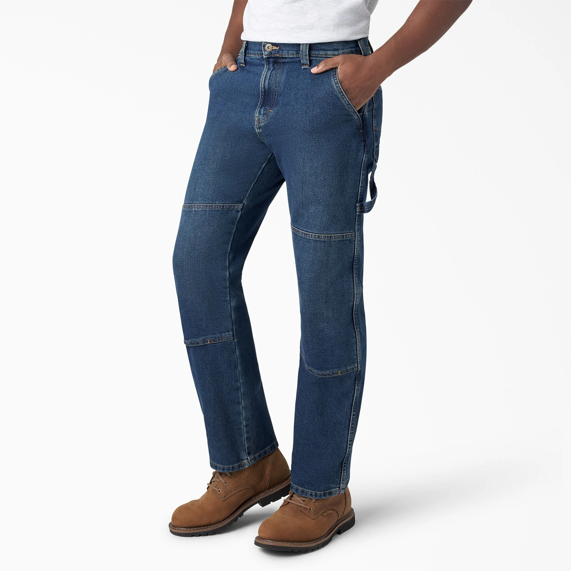 FLEX Relaxed Fit Double Knee Jeans 3 FLEX Relaxed Fit Double Knee Jeans
