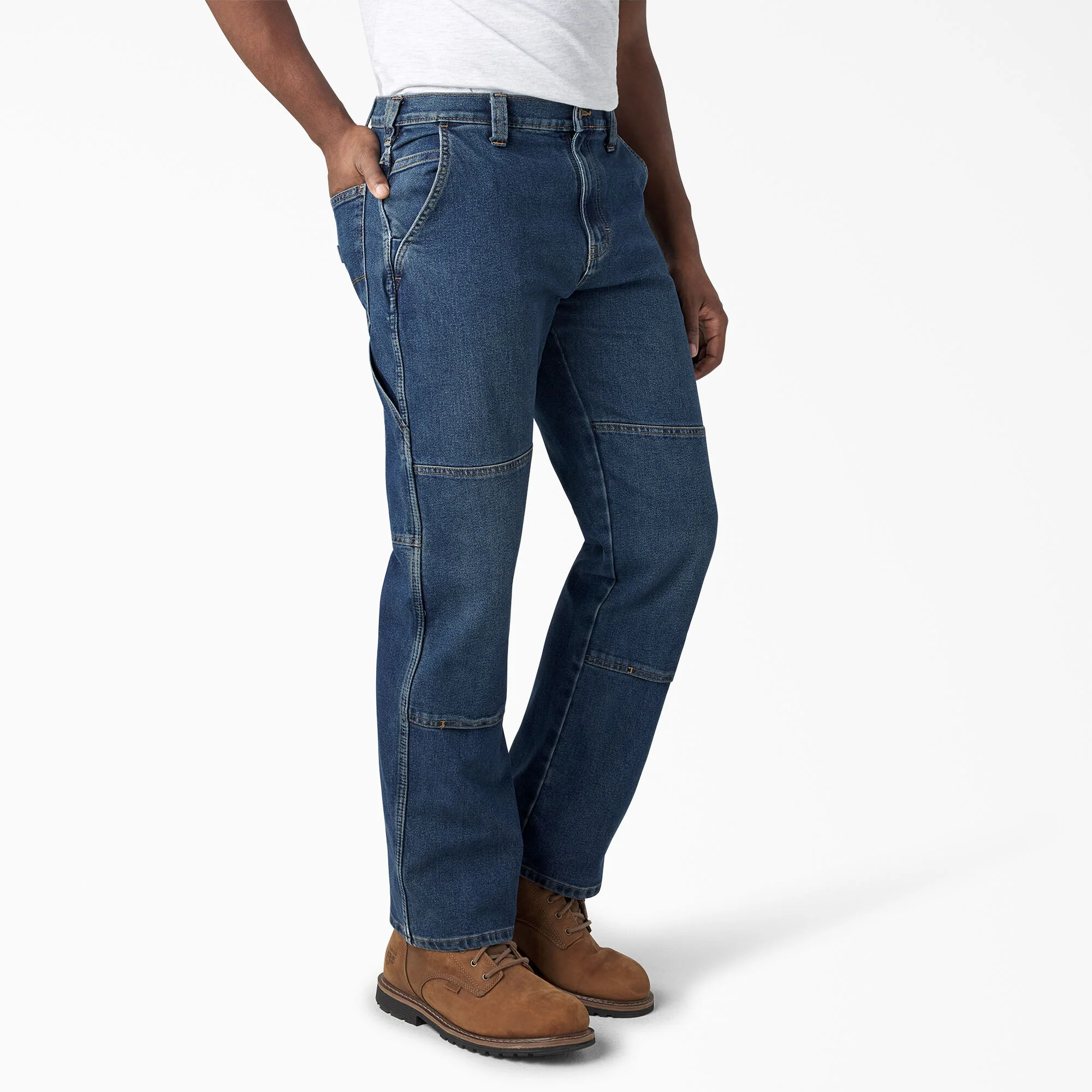 FLEX Relaxed Fit Double Knee Jeans 4 FLEX Relaxed Fit Double Knee Jeans