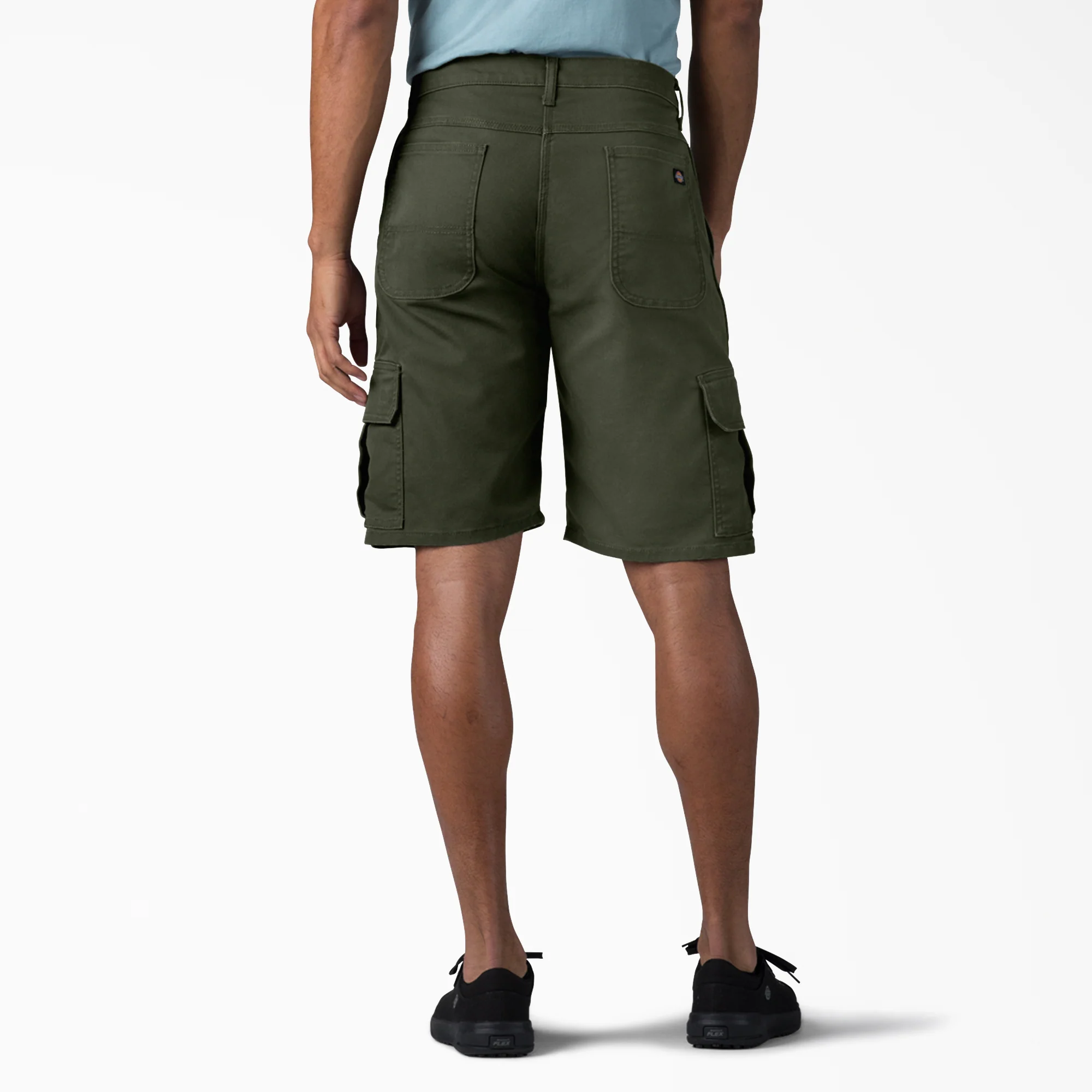 FLEX Relaxed Fit Duck Cargo Shorts, 11" 2 FLEX Relaxed Fit Duck Cargo Shorts, 11"