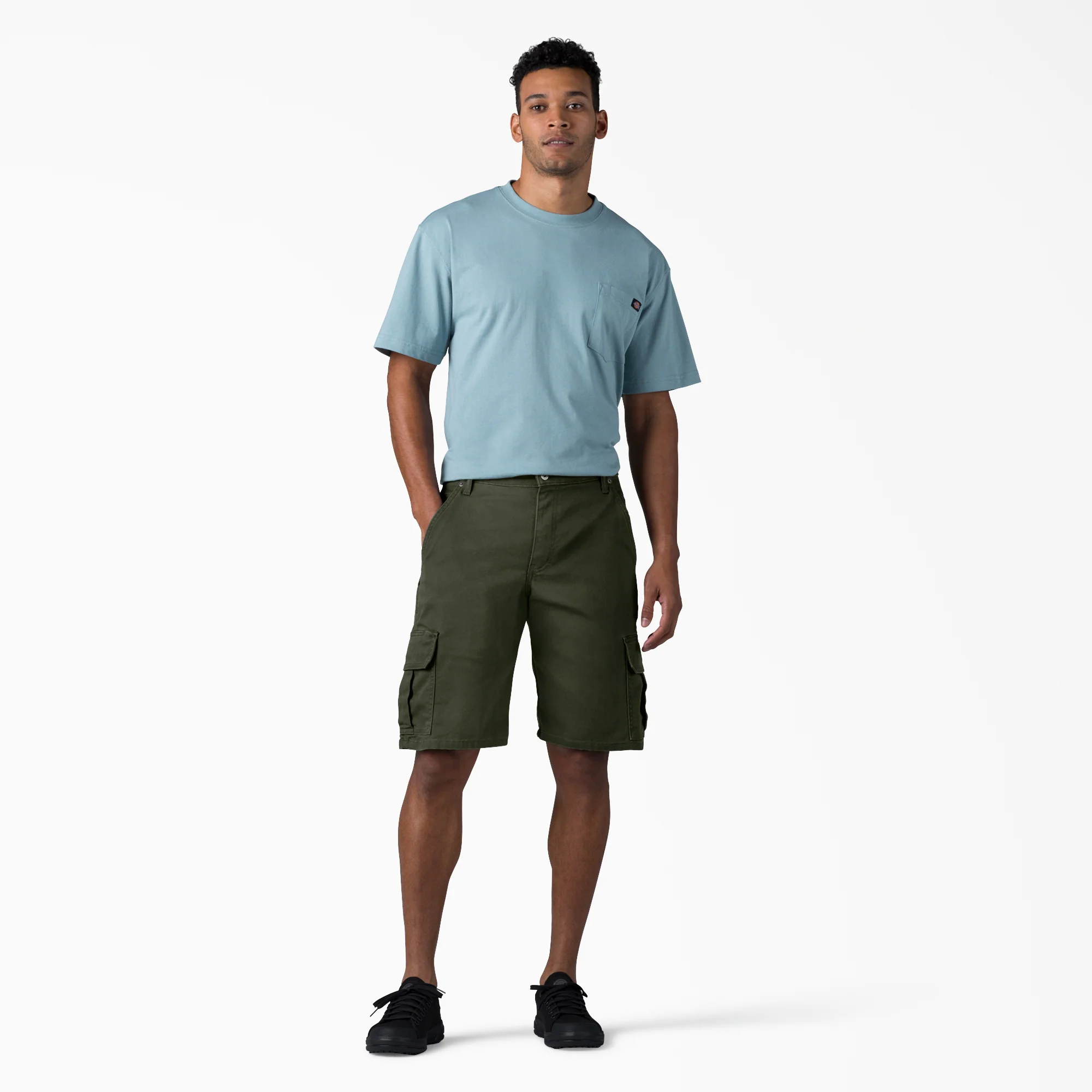 FLEX Relaxed Fit Duck Cargo Shorts, 11" 4 FLEX Relaxed Fit Duck Cargo Shorts, 11"