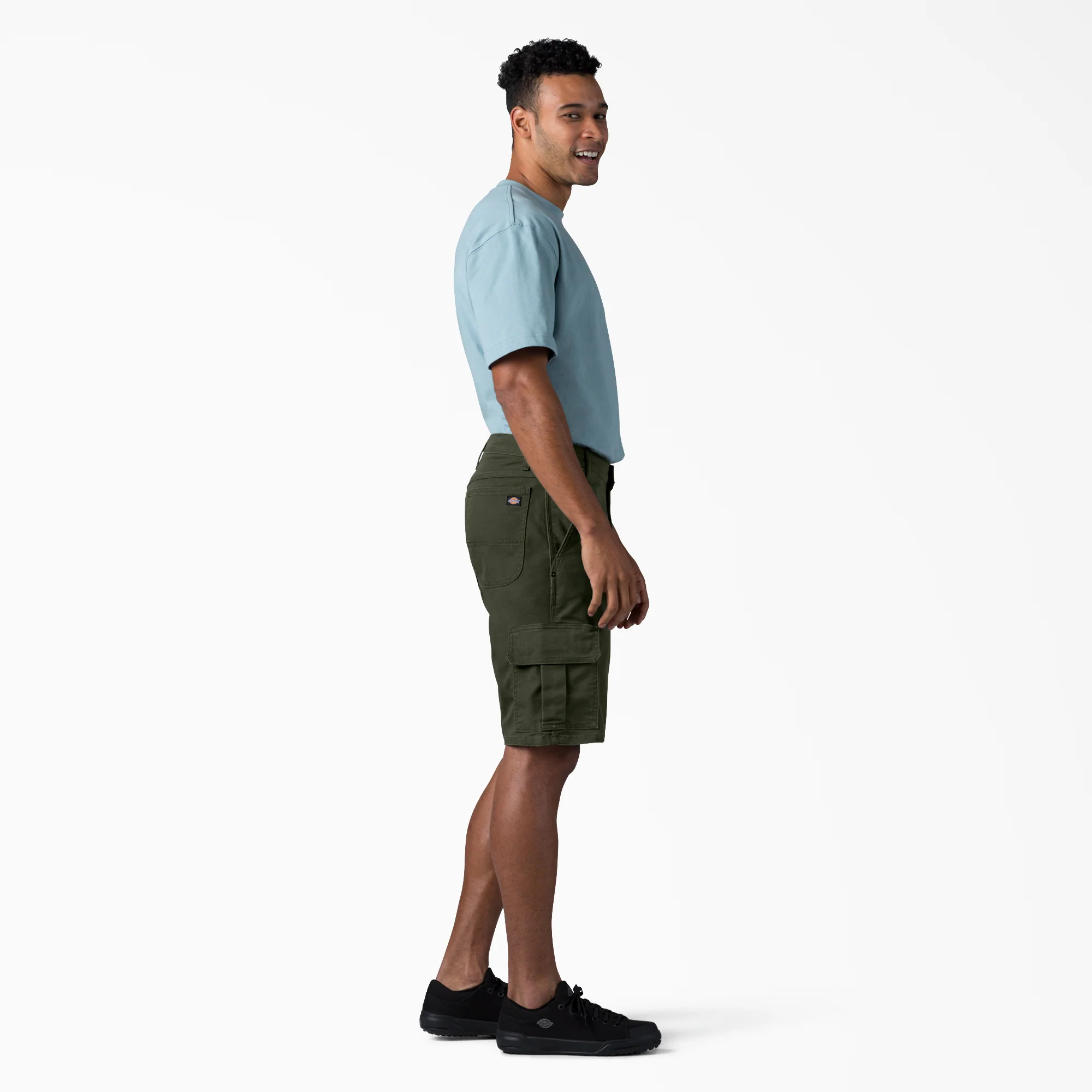 FLEX Relaxed Fit Duck Cargo Shorts, 11" 6 FLEX Relaxed Fit Duck Cargo Shorts, 11"
