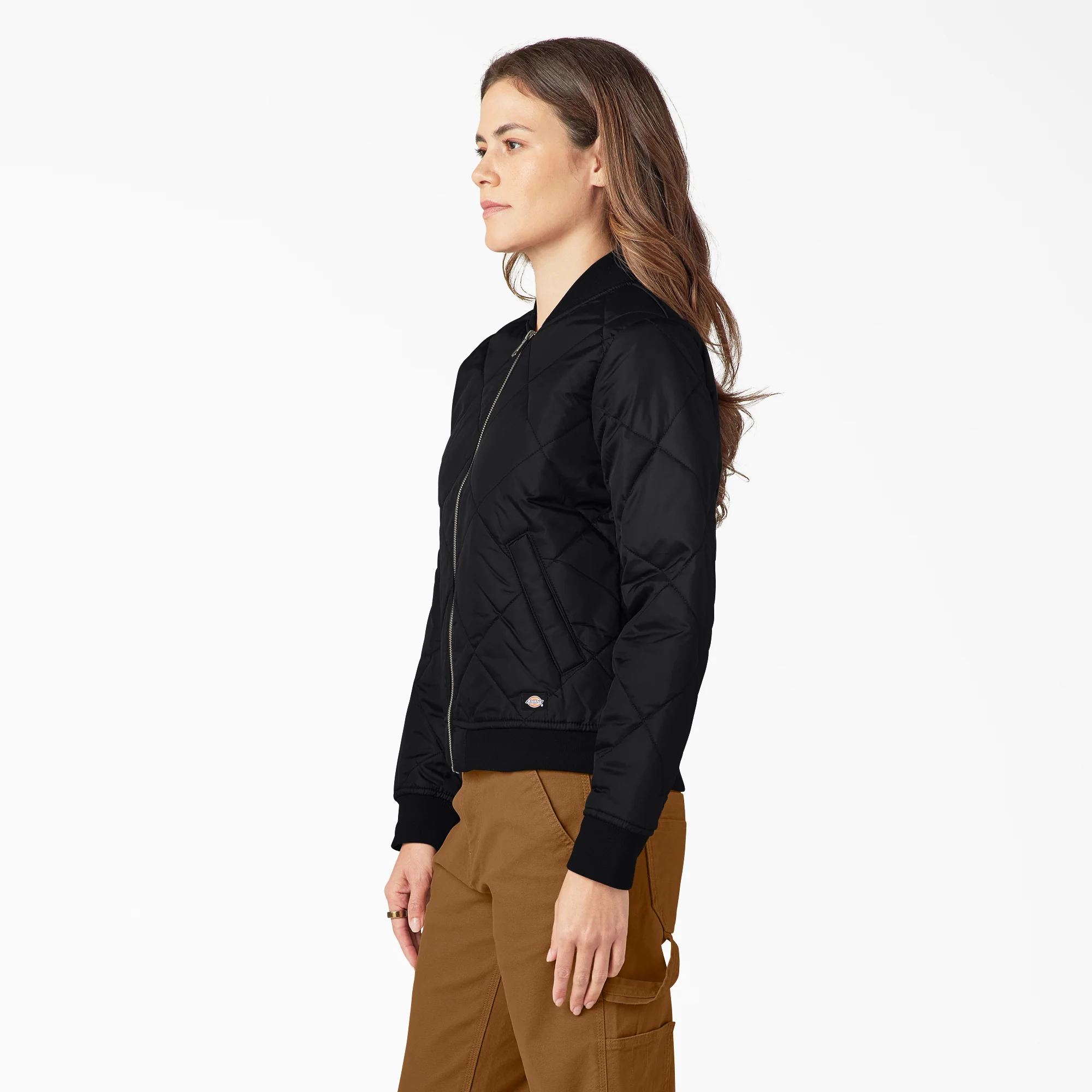 Women's Quilted Bomber Jacket 3 Women's Quilted Bomber Jacket