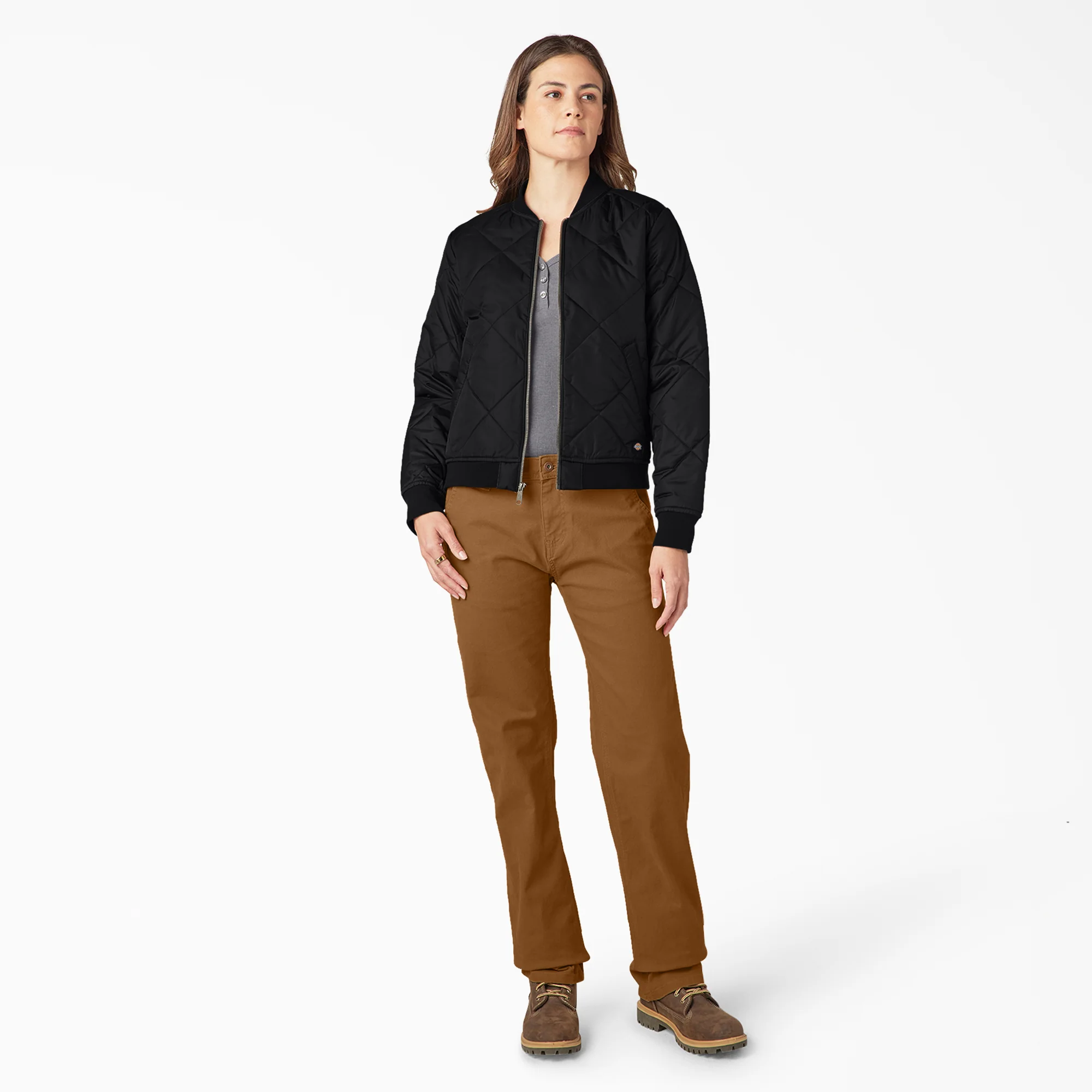 Women's Quilted Bomber Jacket 4 Women's Quilted Bomber Jacket