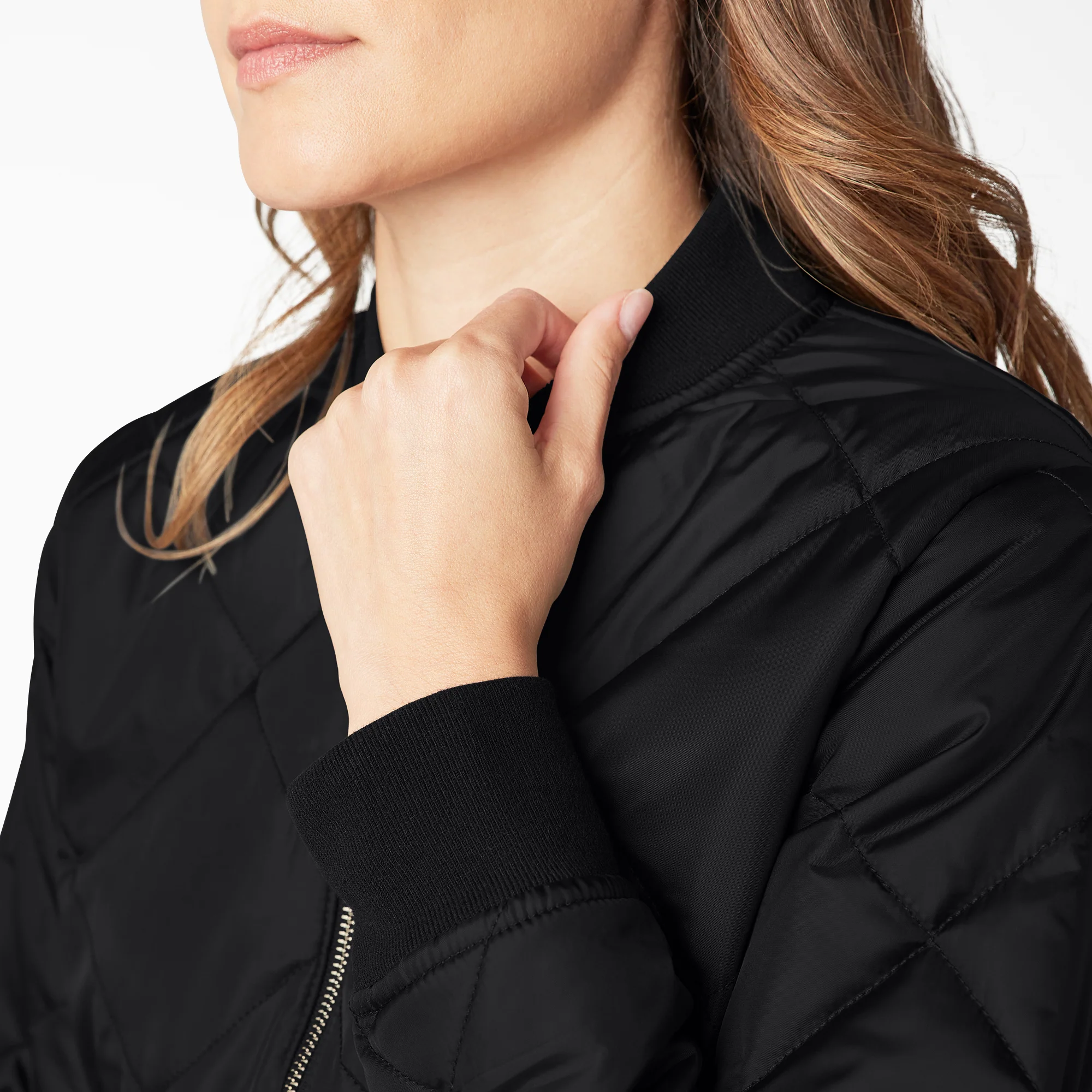 Women's Quilted Bomber Jacket 8 Women's Quilted Bomber Jacket
