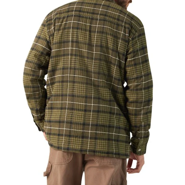Water Repellent Fleece-Lined Flannel Shirt Jacket 2 Water Repellent Fleece-Lined Flannel Shirt Jacket