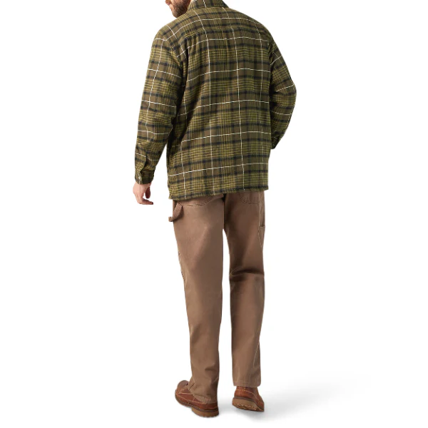 Water Repellent Fleece-Lined Flannel Shirt Jacket 5 Water Repellent Fleece-Lined Flannel Shirt Jacket
