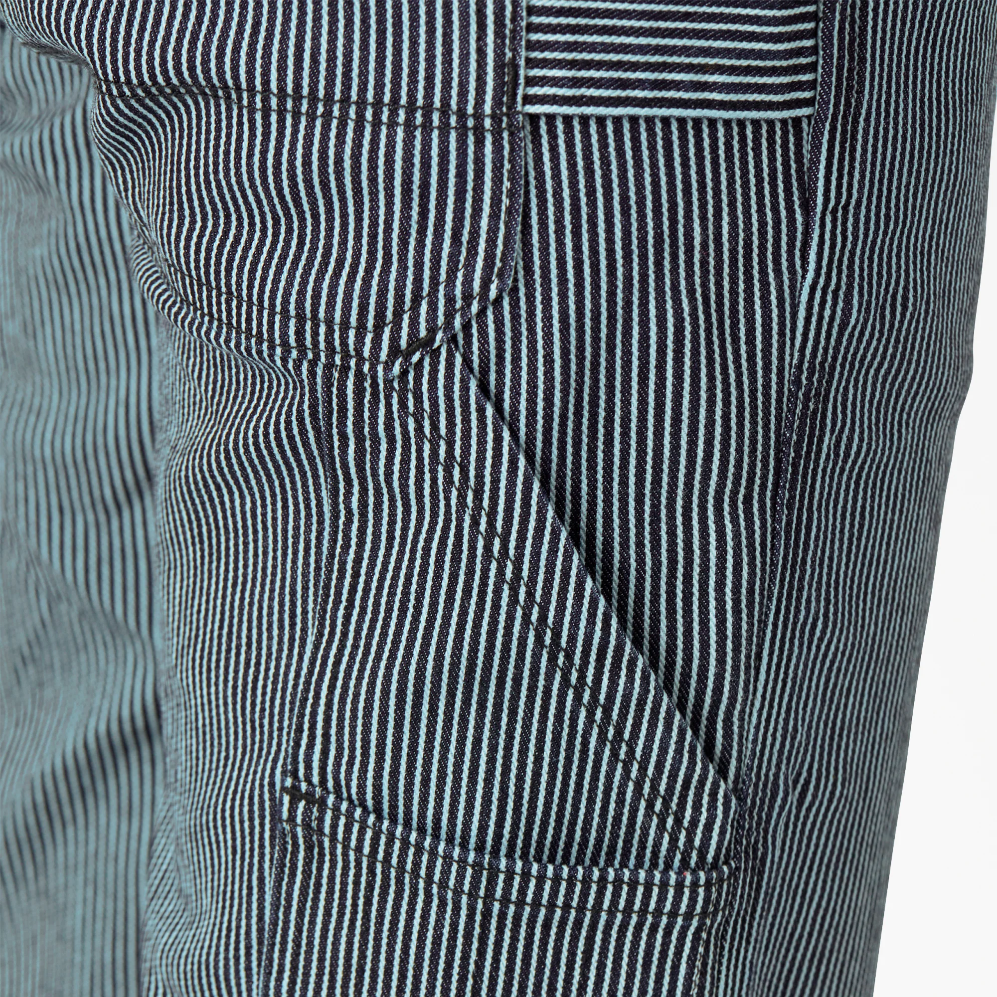 Women's FLEX Relaxed Fit Hickory Stripe Carpenter Pants 8 Women's FLEX Relaxed Fit Hickory Stripe Carpenter Pants