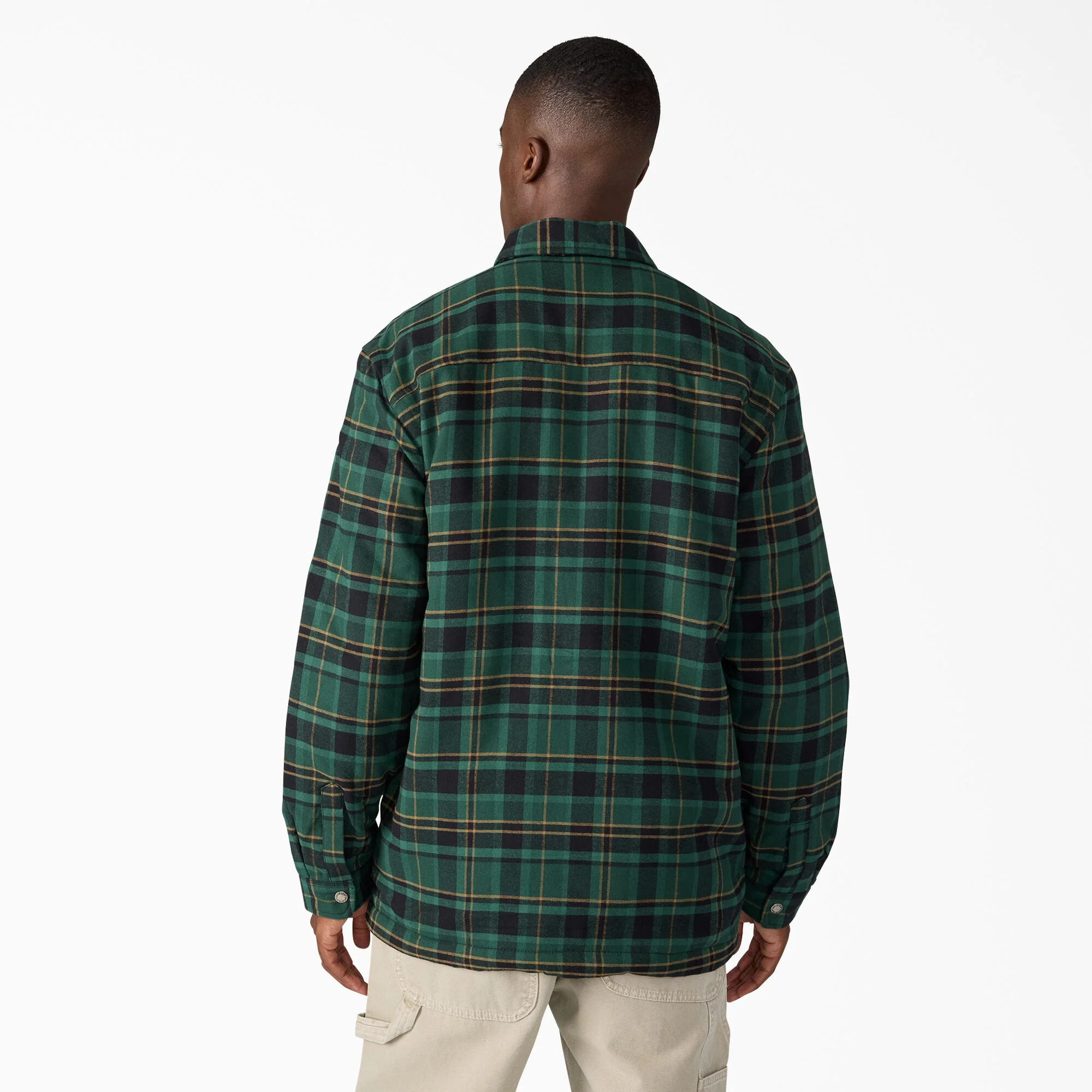 Water Repellent Fleece-Lined Flannel Shirt Jacket 2 Water Repellent Fleece-Lined Flannel Shirt Jacket