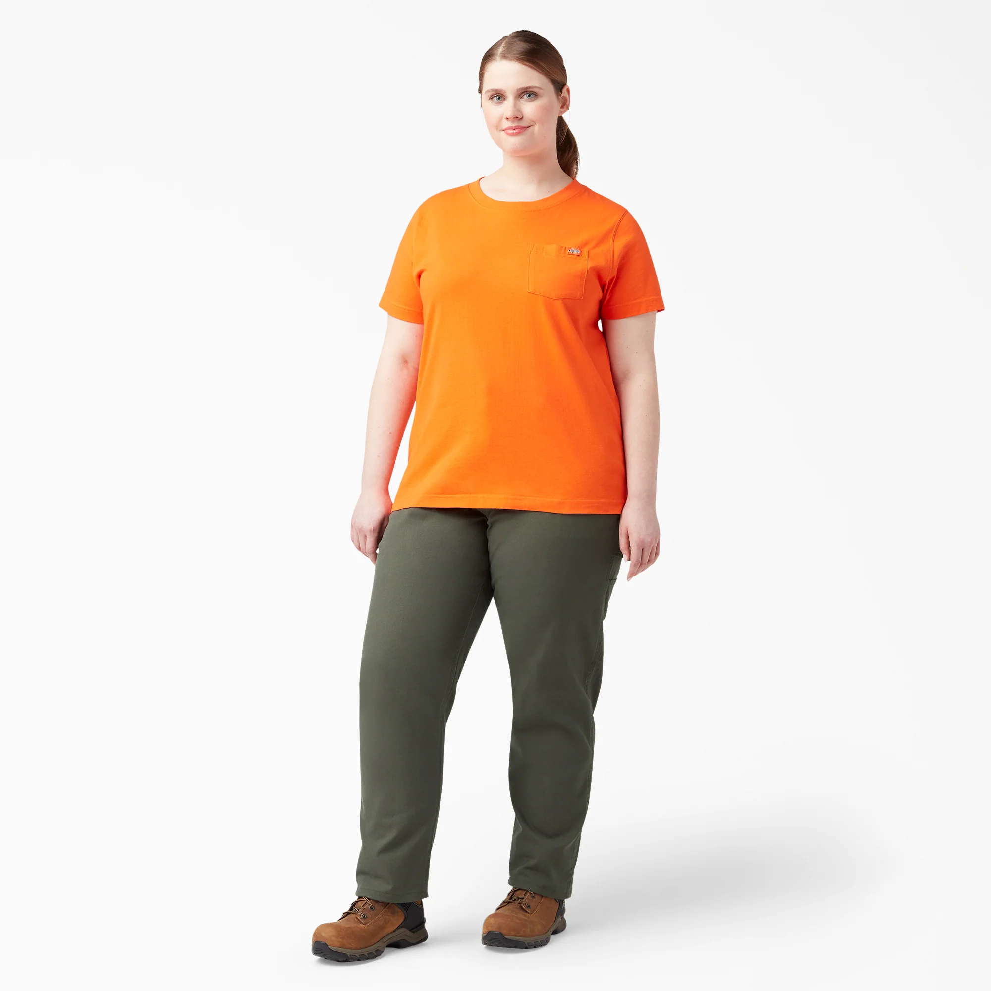 Women's Plus FLEX Relaxed Straight Fit Duck Carpenter Pants 4 Women's Plus FLEX Relaxed Straight Fit Duck Carpenter Pants